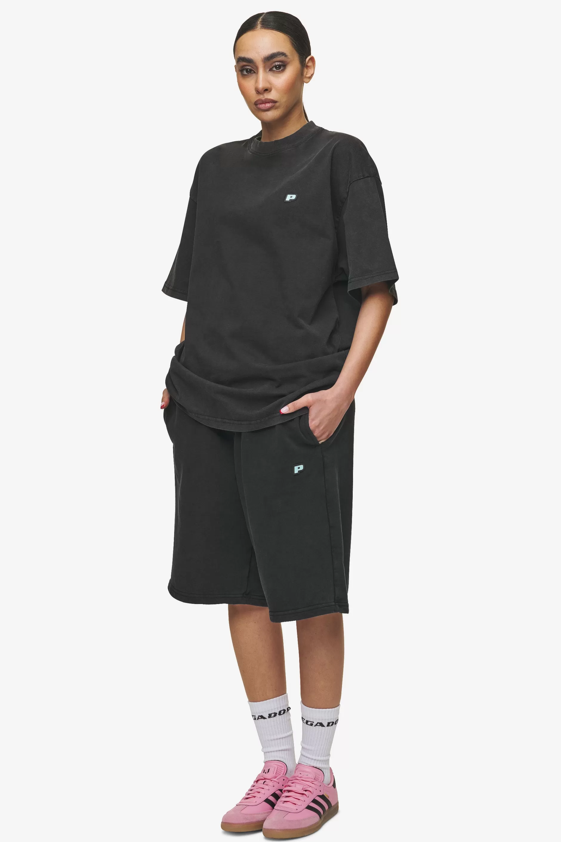 Leono Overknee Heavy Sweat Shorts Gum-Pegador Best Sale