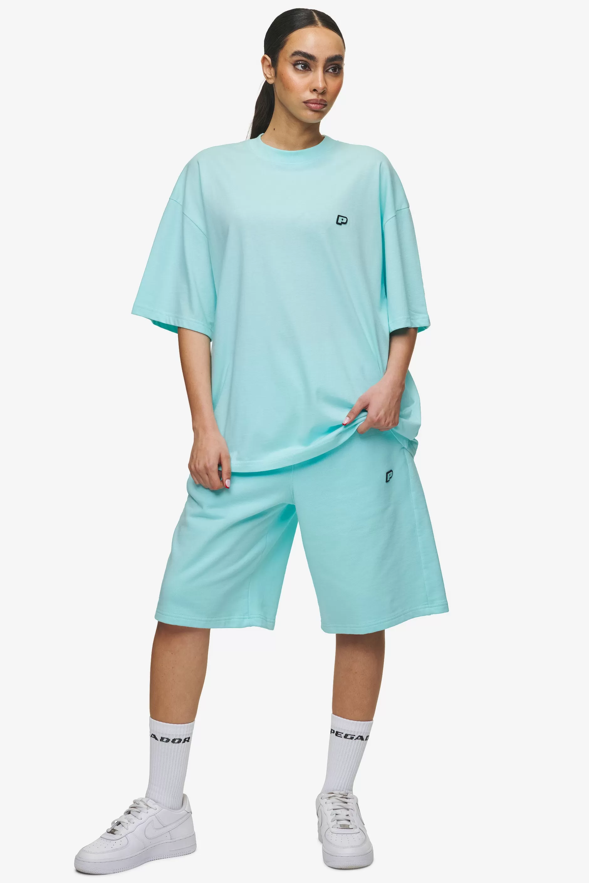 Leono Overknee Heavy Sweat Shorts Gum-Pegador Sale