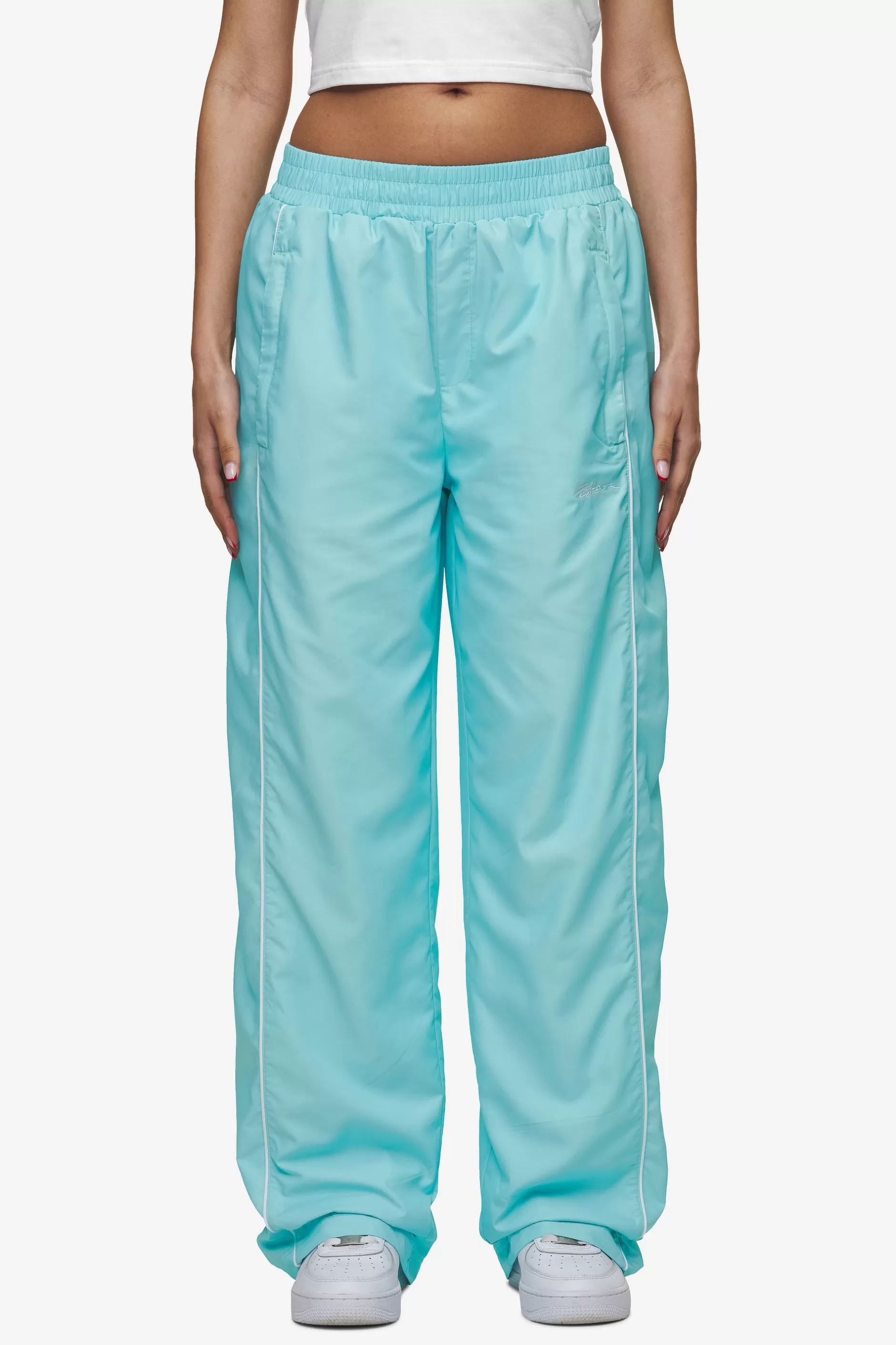 Lincoln Wide Track Pants Sky Blue-Pegador Clearance