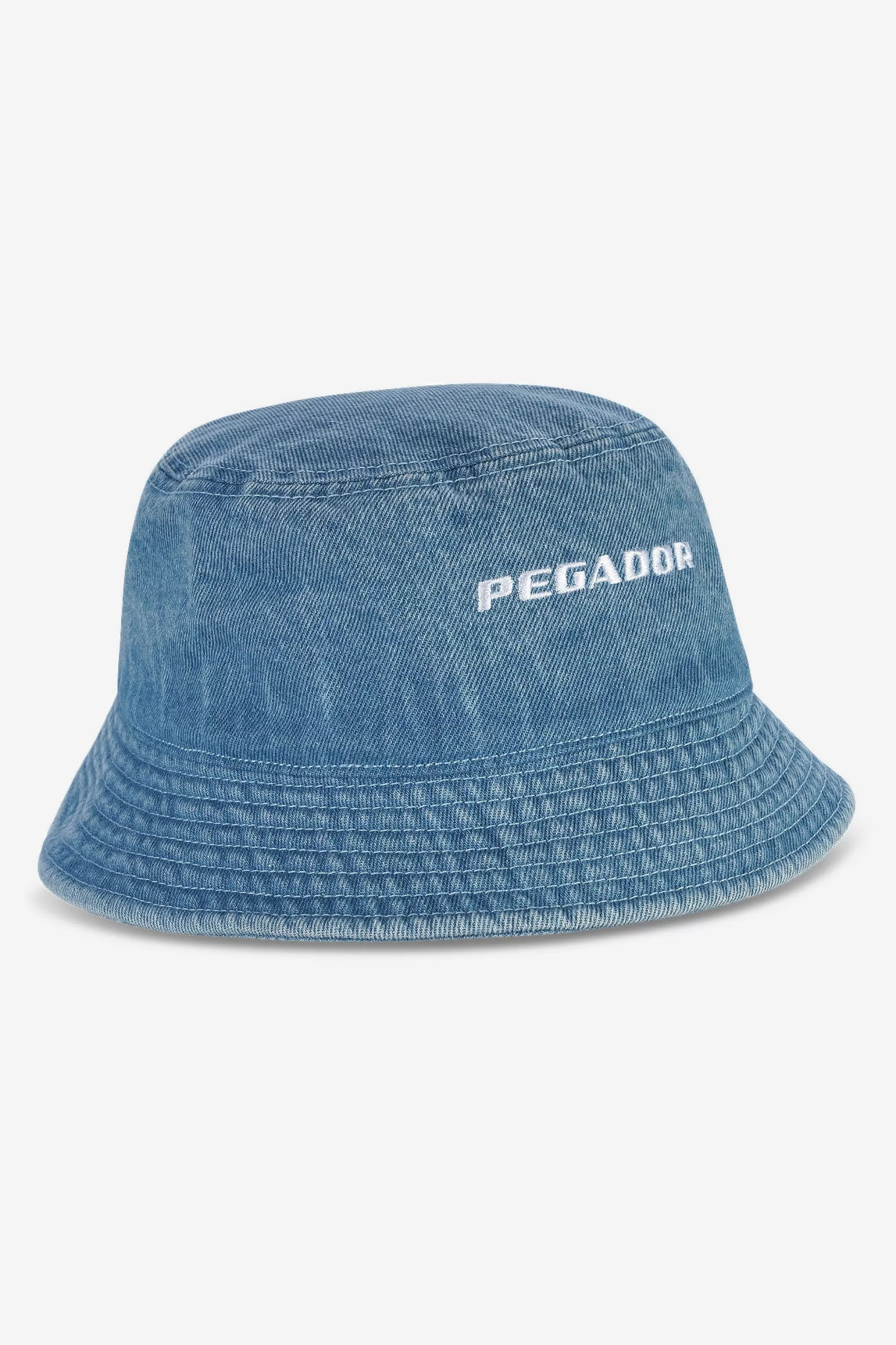 Logo Denim Bucket Hat Baby Blue-Pegador Best