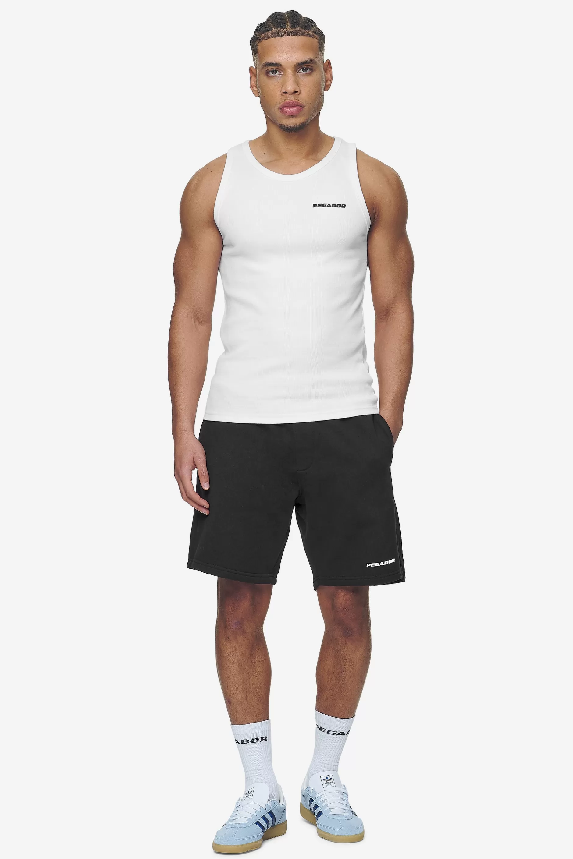 Logo Heavy Sweat Shorts White Gum-Pegador Best Sale