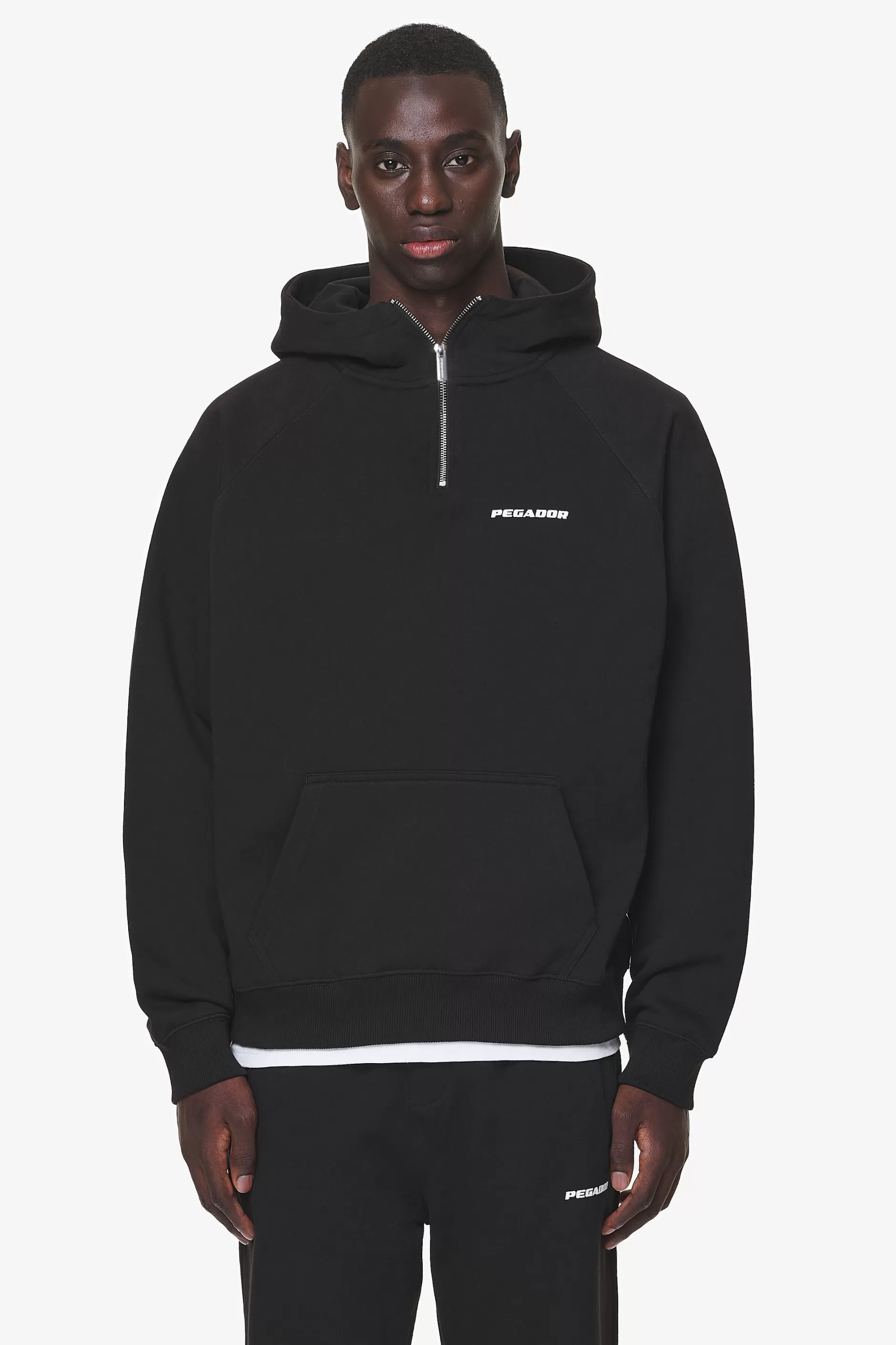 Logo Oversized Halfzip Hoodie Gum-Pegador Online