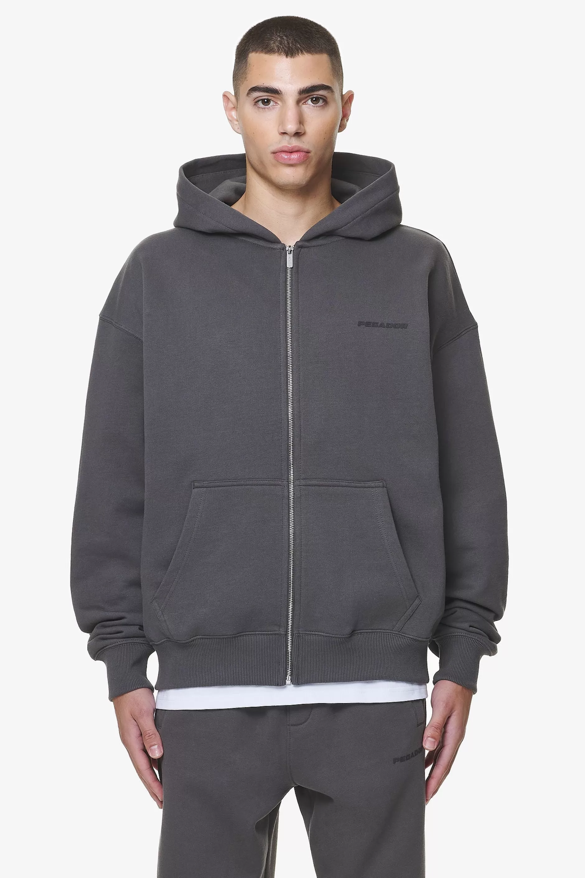 Logo Oversized Sweat Jacket Gum-Pegador Best