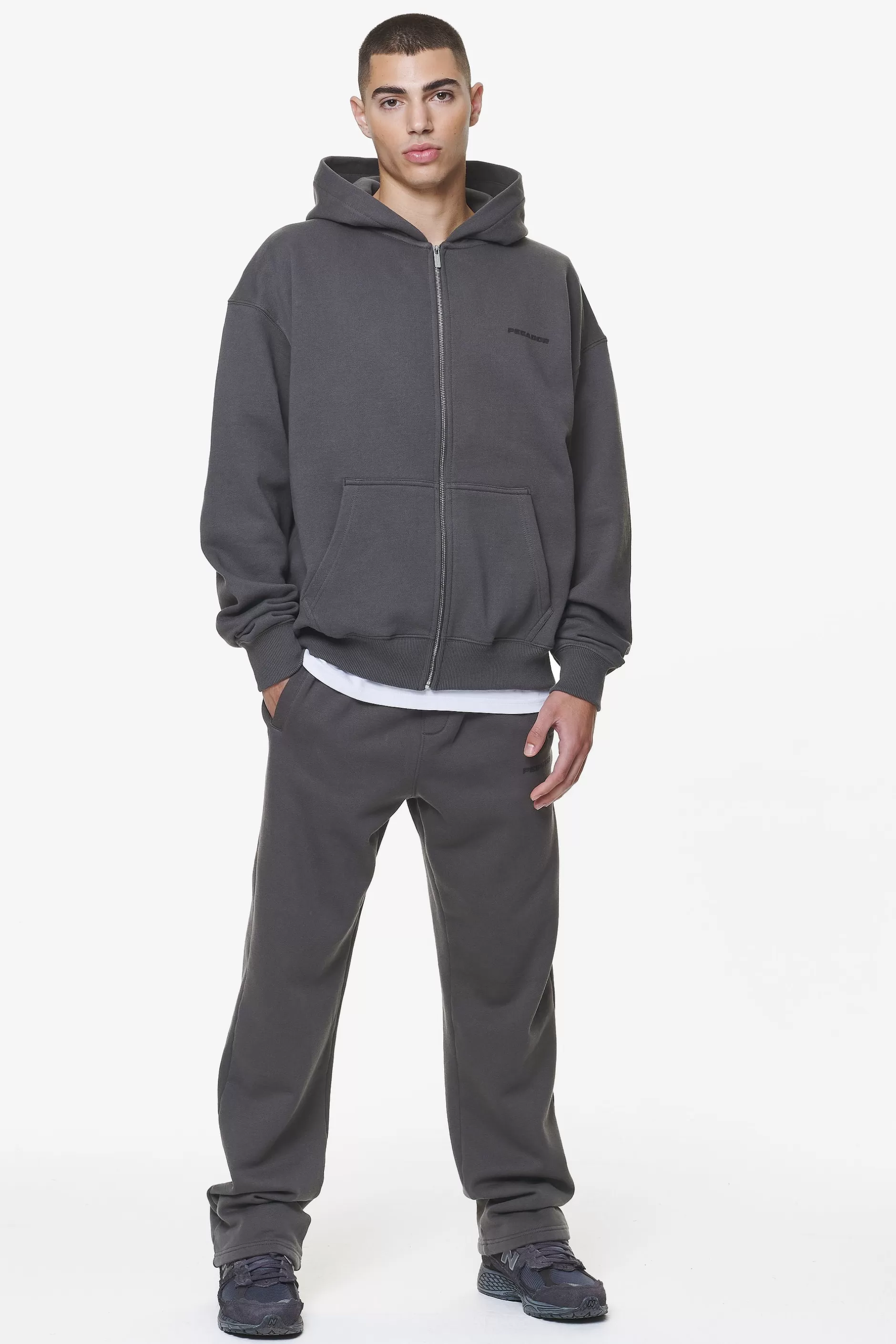 Logo Oversized Sweat Jacket Gum-Pegador Best