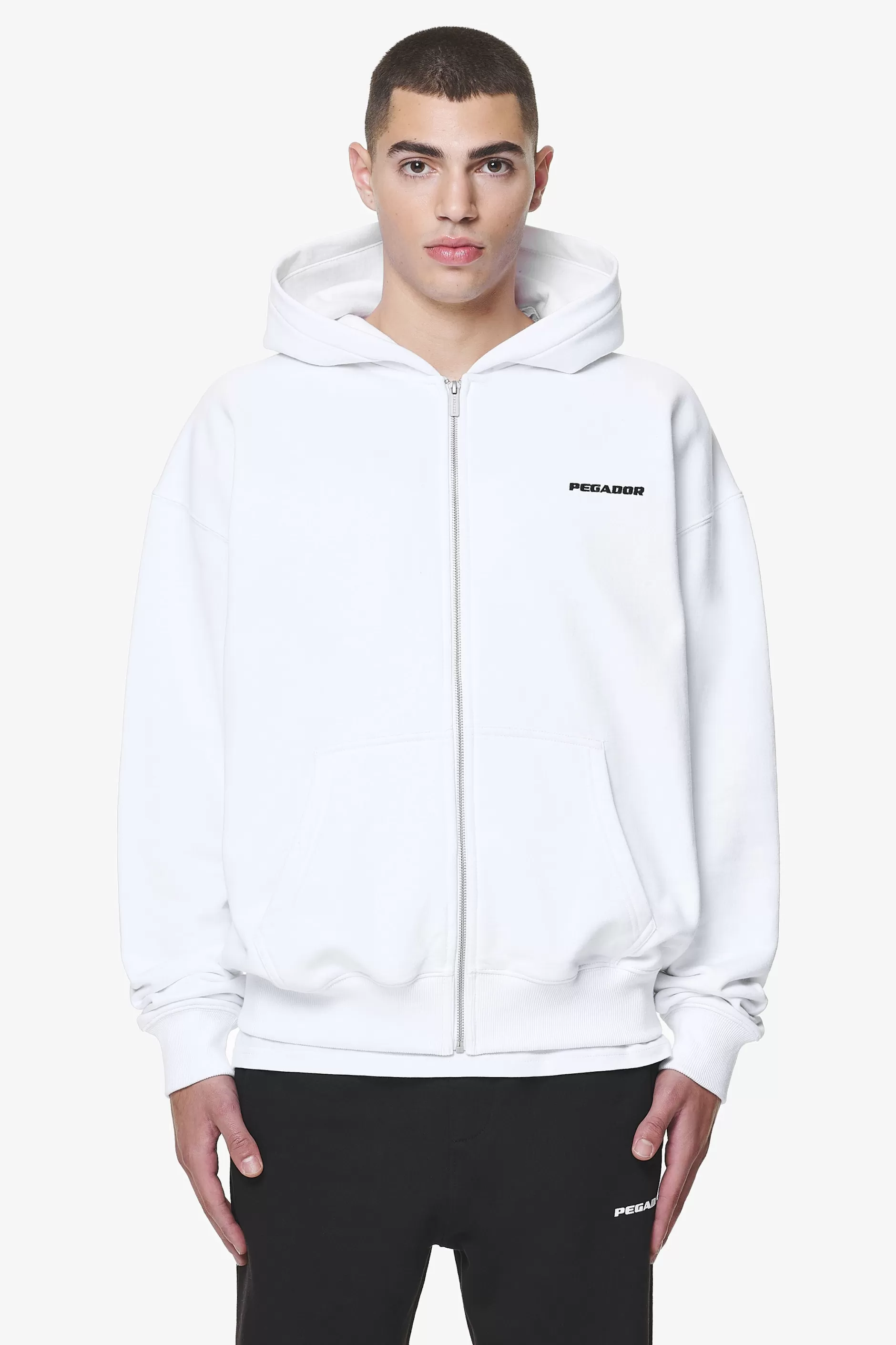 Logo Oversized Sweat Jacket -Pegador Best