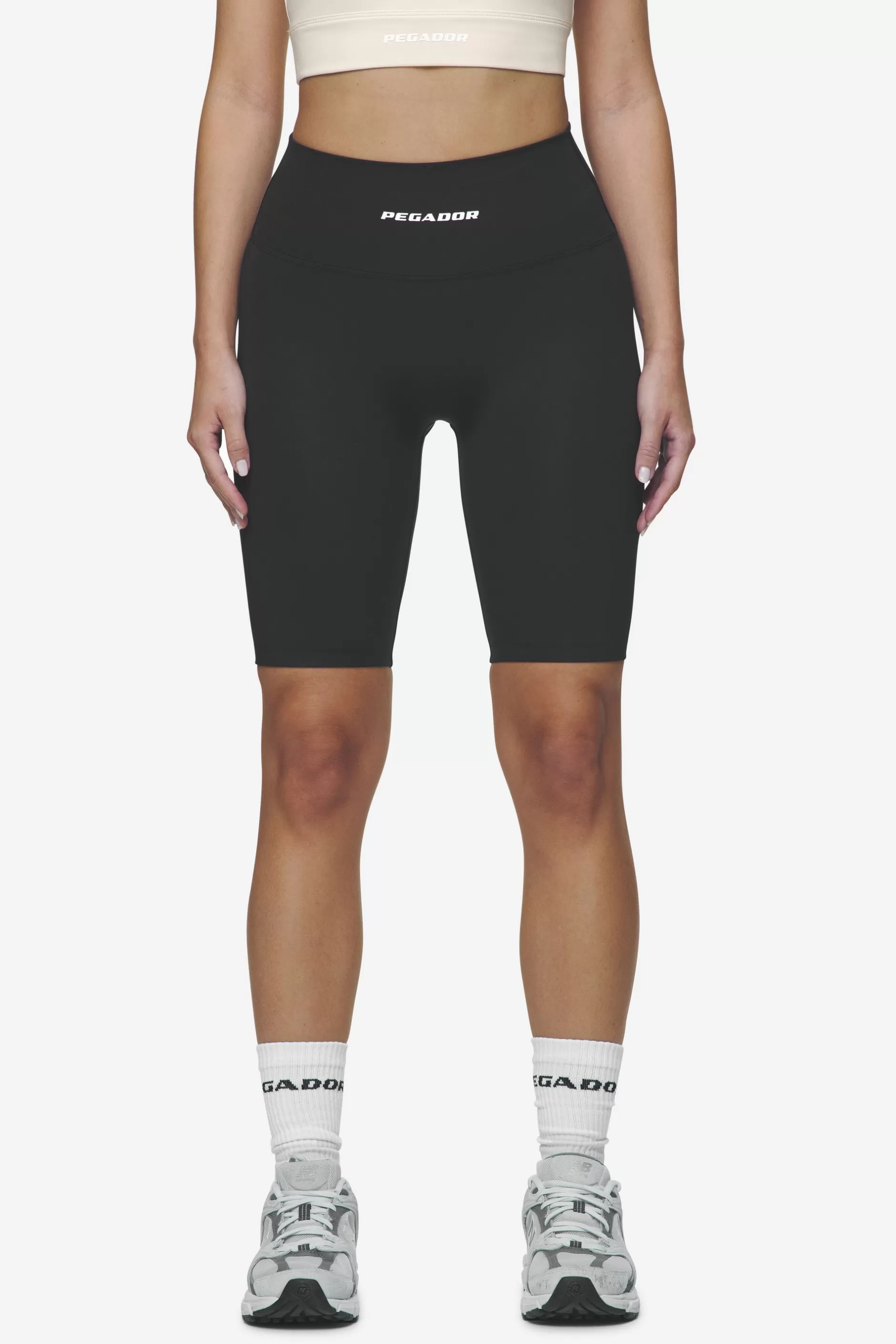 Lupita Biker Shorts White-Pegador Outlet