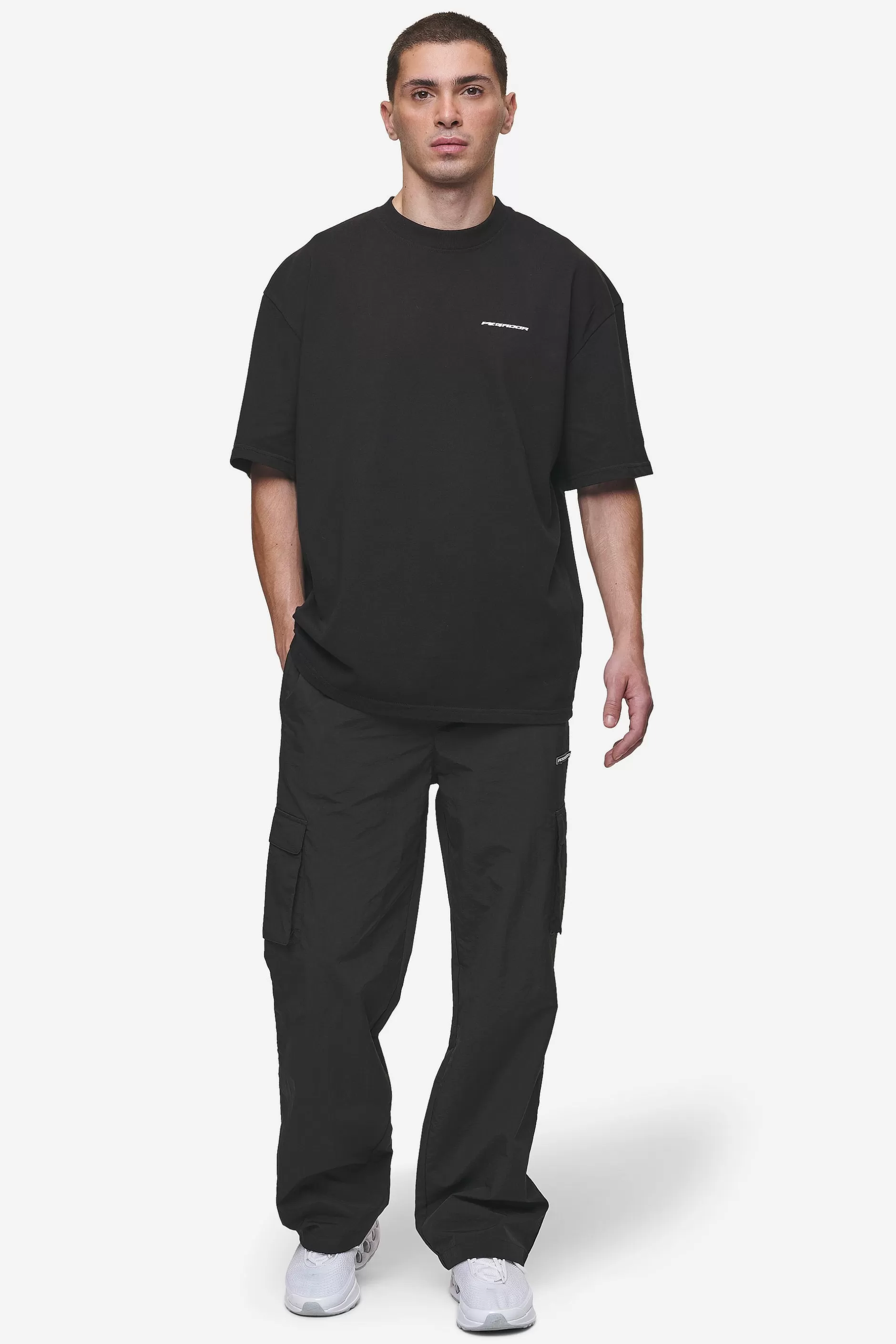 Madron Oversized Tee Washed Black-Pegador Online