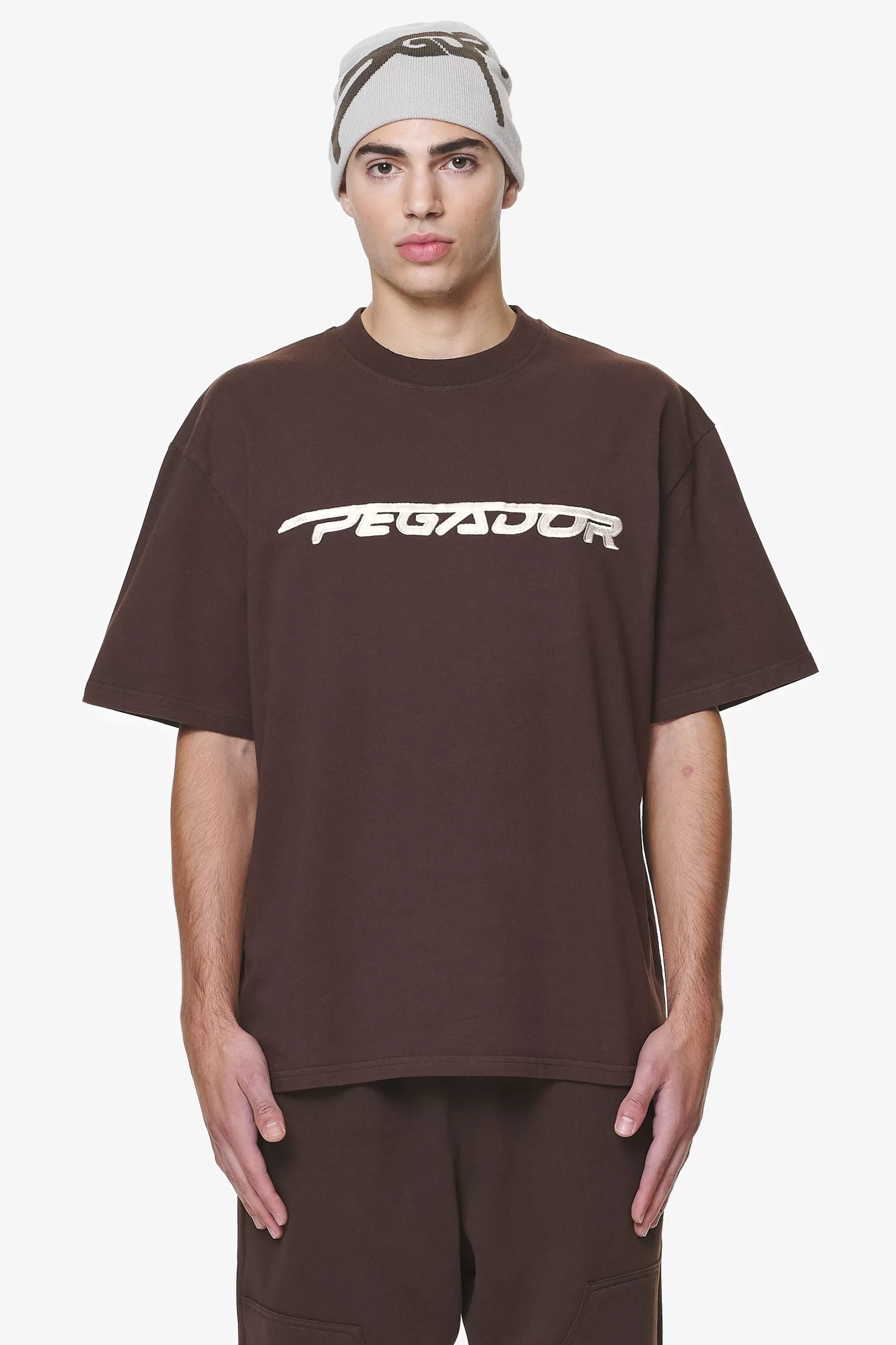 Manor Oversized Tee Washed Oak Brown-Pegador Fashion