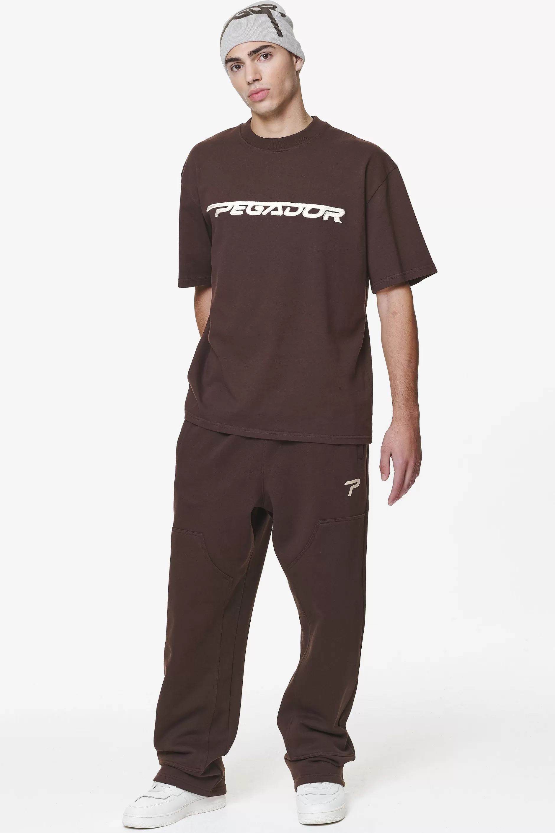 Manor Oversized Tee Washed Oak Brown-Pegador Fashion