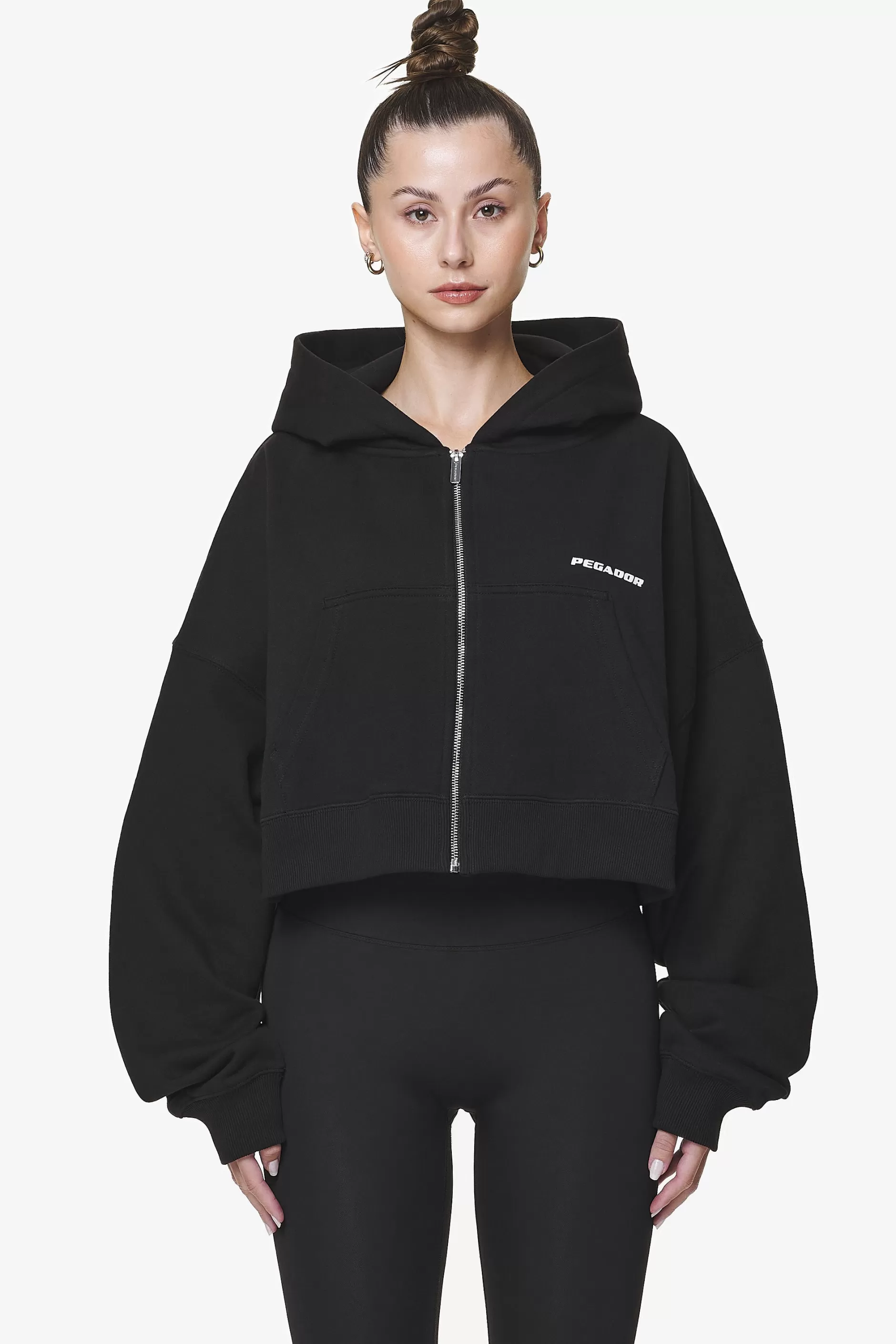 Marla Cropped Zip Hoodie -Pegador Online