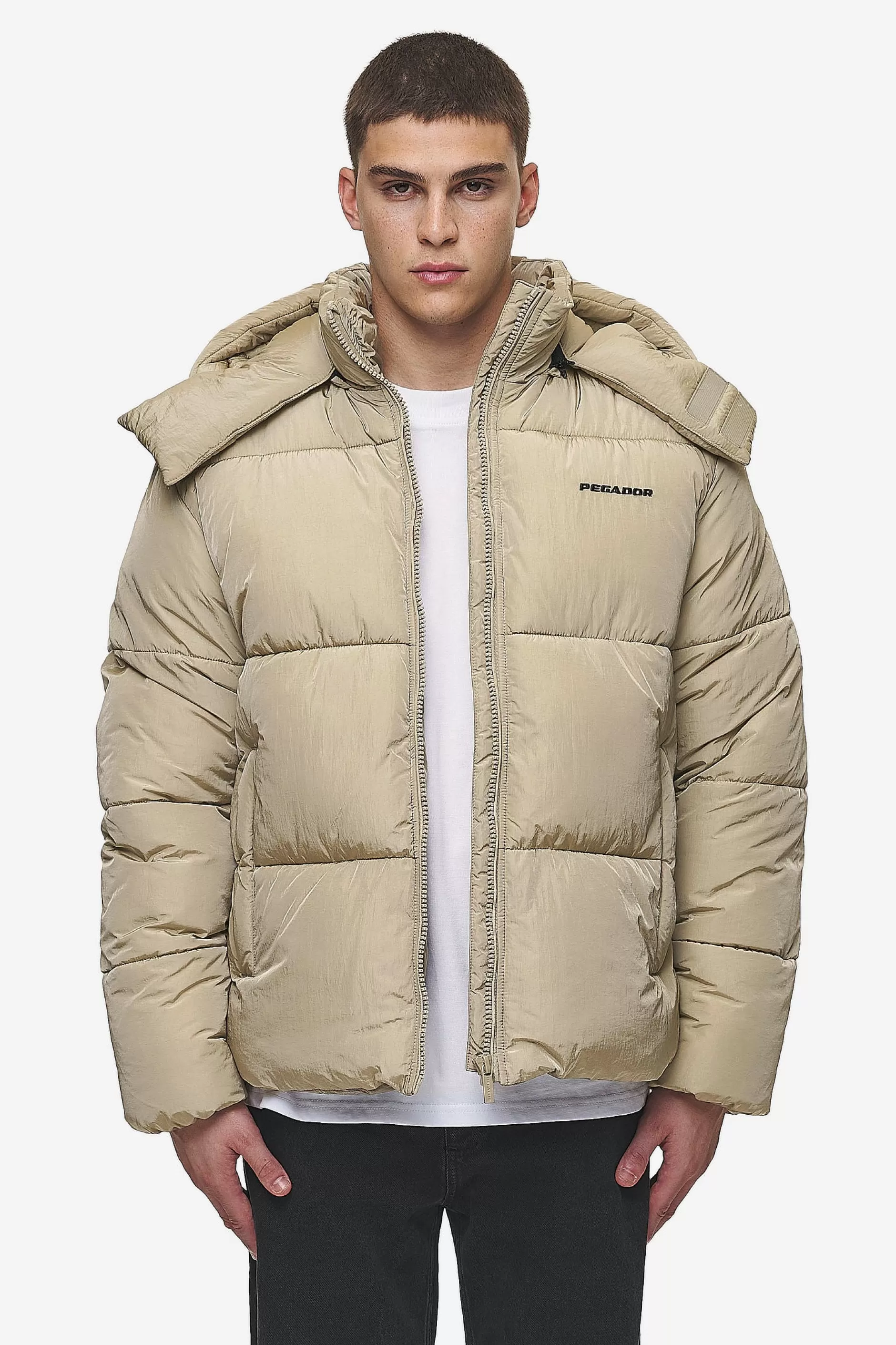 Marten Crushed Puffer Jacket -Pegador Hot