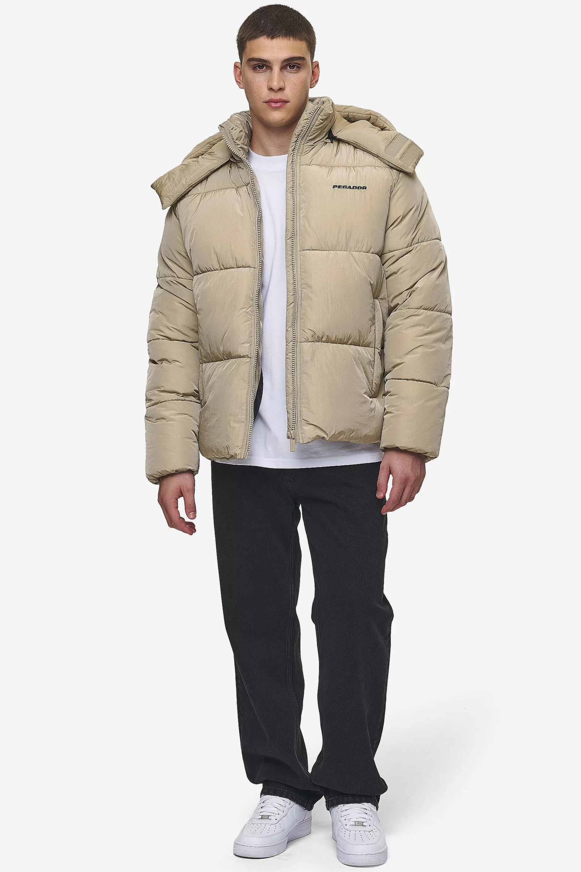 Marten Crushed Puffer Jacket -Pegador Hot