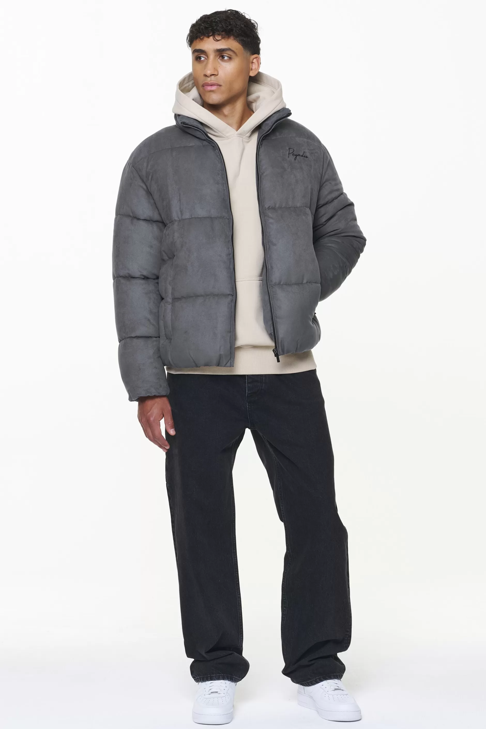 Neum Suede Puffer Jacket -Pegador Outlet