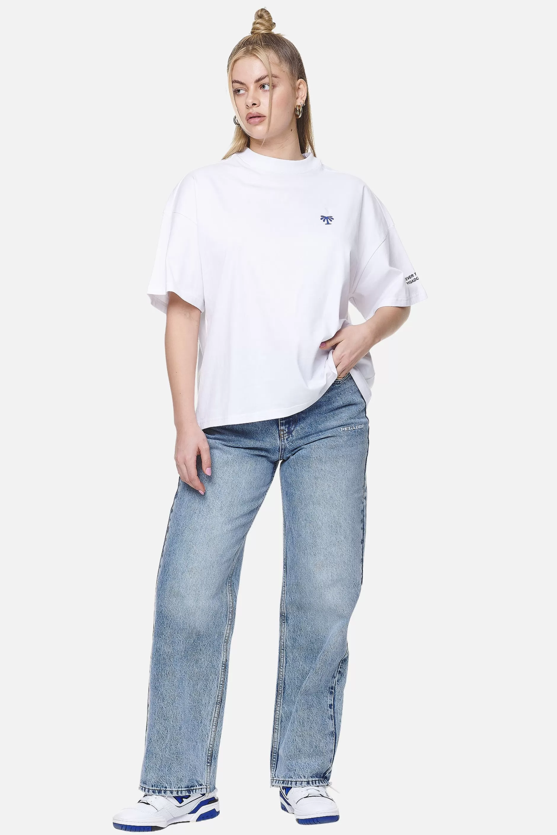 Palmyra Heavy Oversized Tee White-Pegador Store