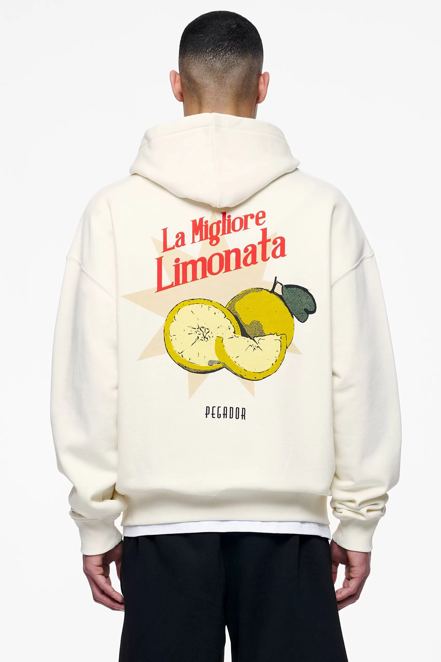 Plaxton Oversized Sweat Jacket Vintage Washed Unbleached-Pegador Cheap