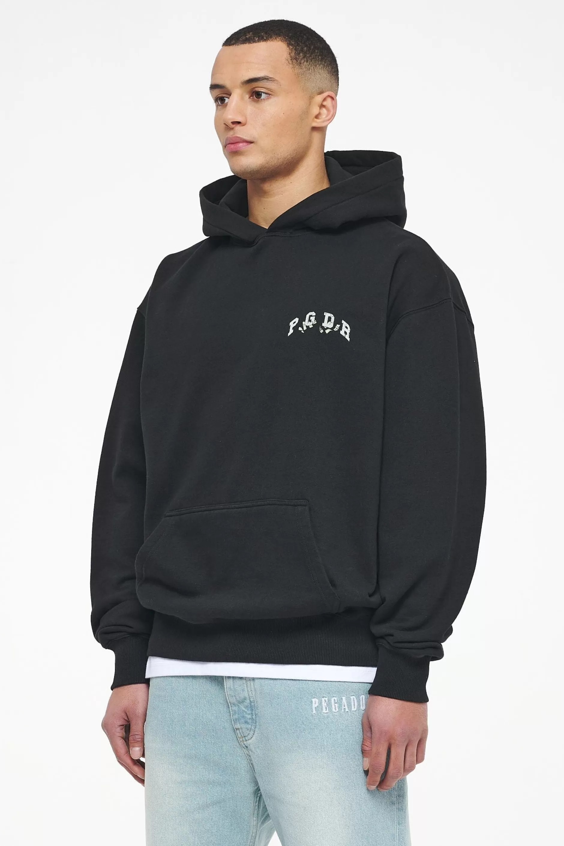 Reid Oversized Hoodie Vintage Washed Black Ink-Pegador Shop
