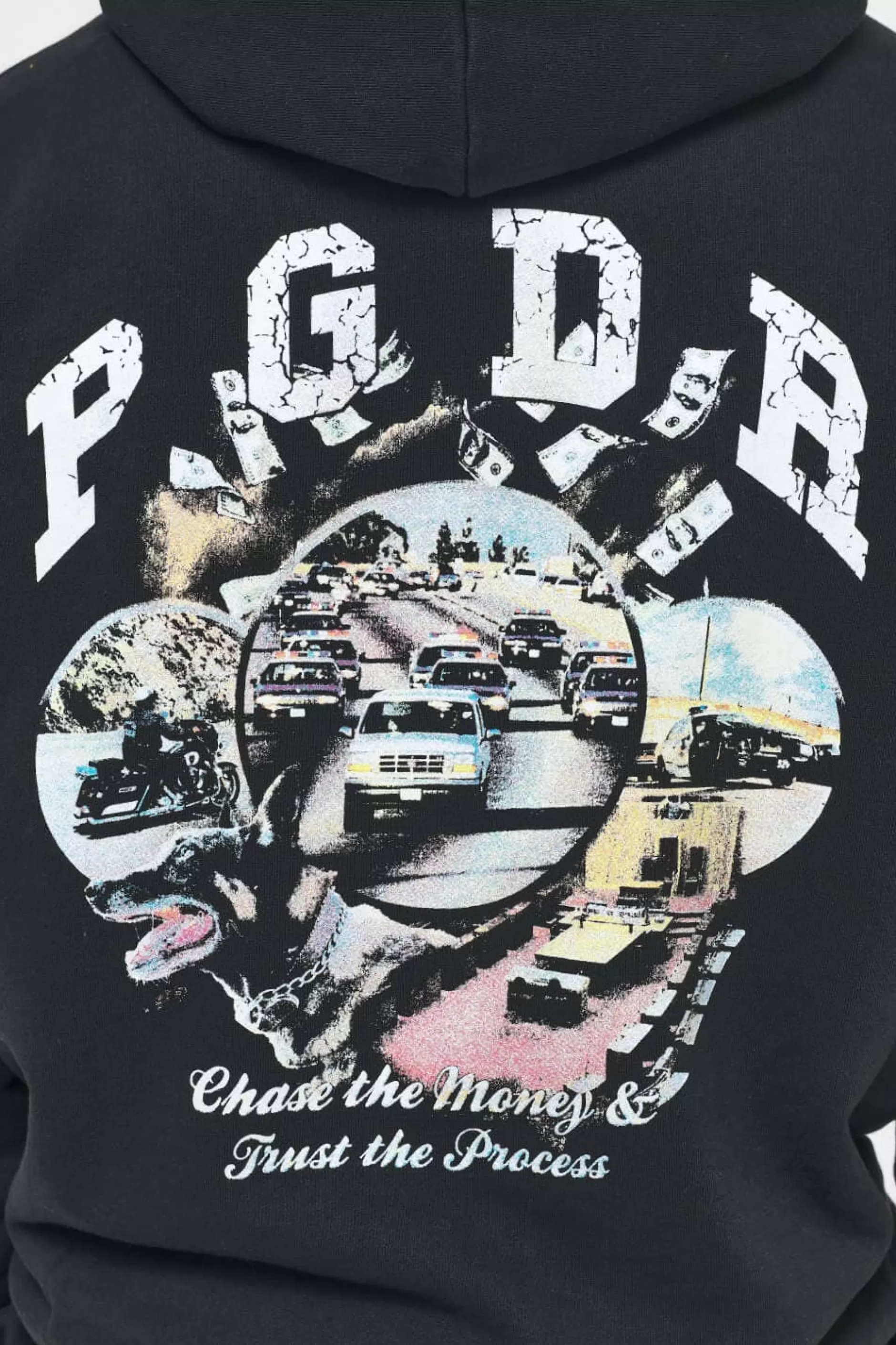Reid Oversized Hoodie Vintage Washed Black Ink-Pegador Shop