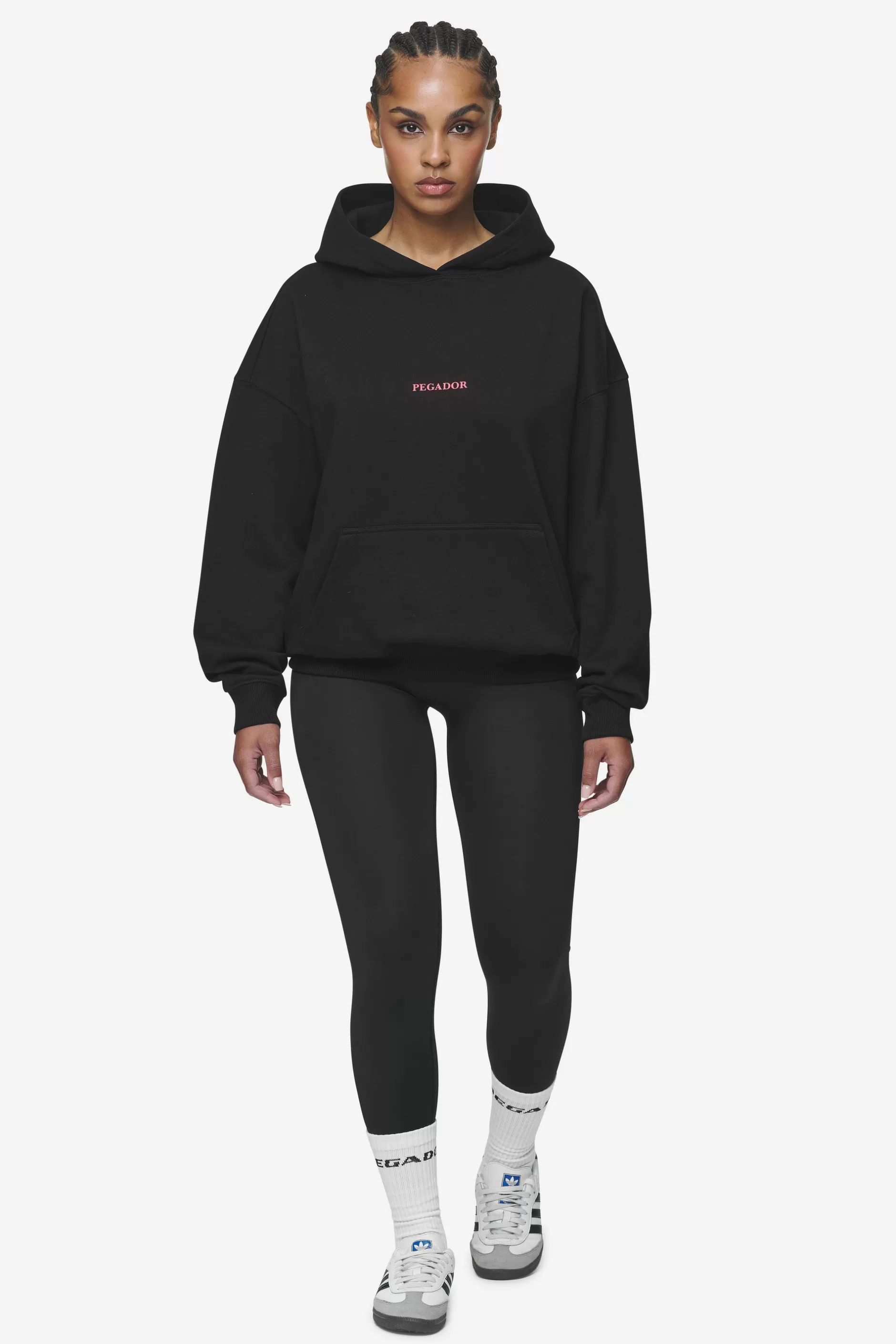 Reyna Oversized Hoodie Black-Pegador New