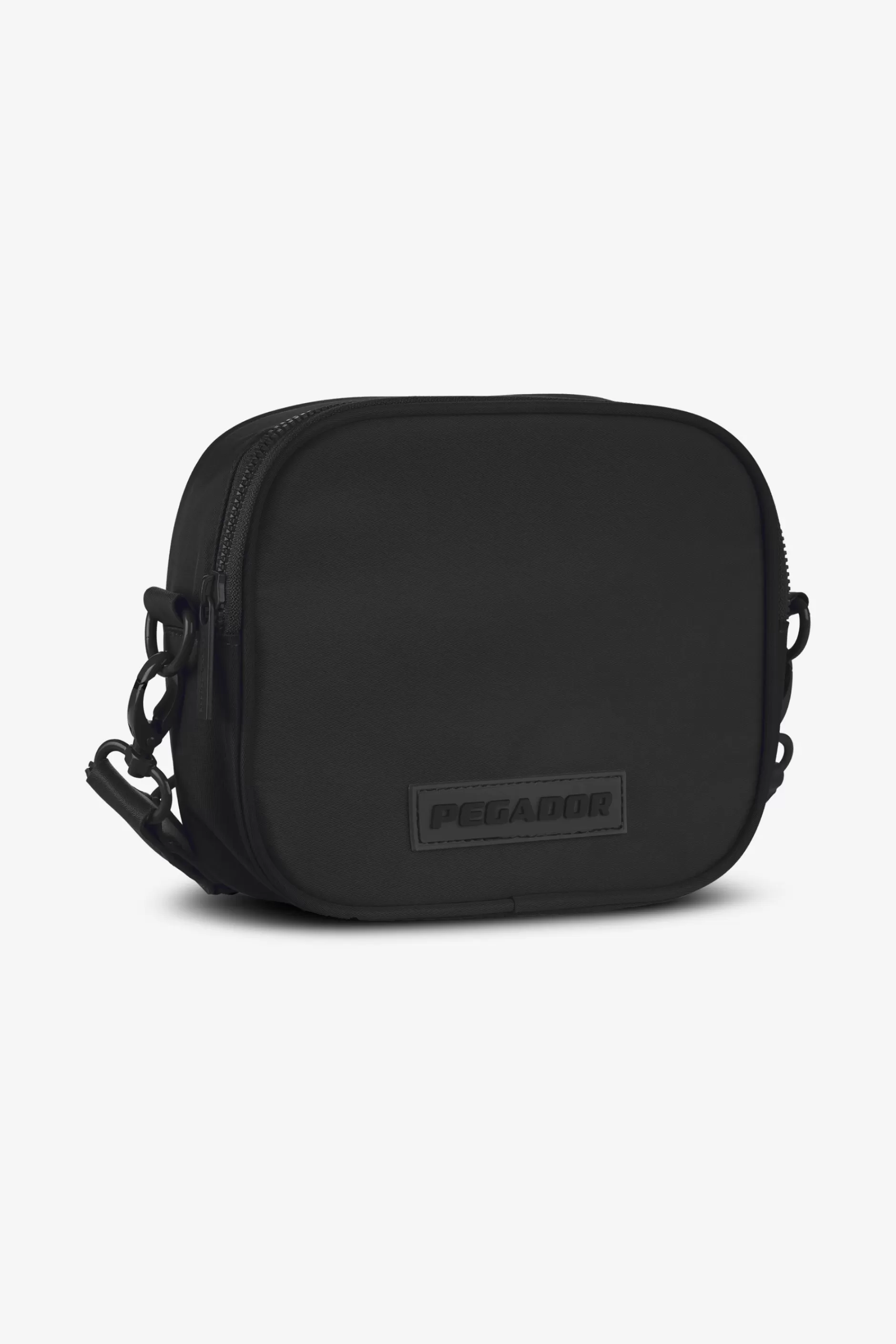 Rubber Logo Patch Nylon Shoulder Strap Bag -Pegador Flash Sale