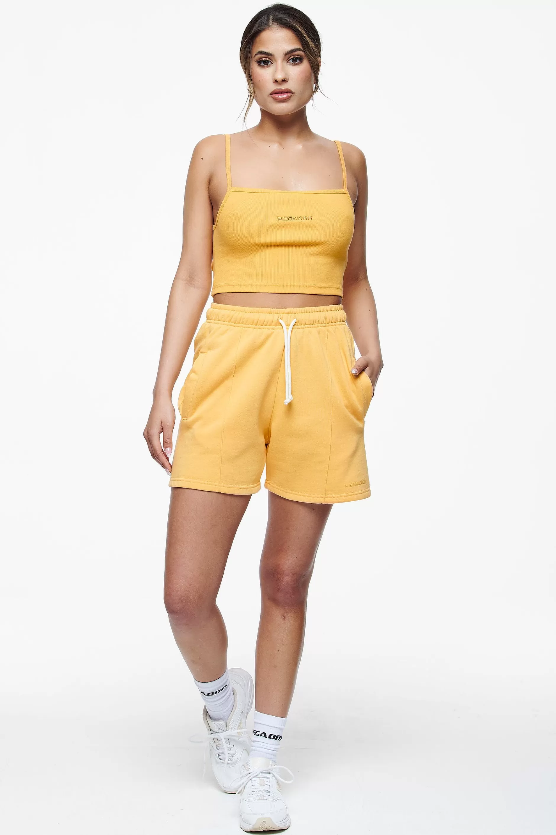 Ruby Rib Crop Top -Pegador Fashion