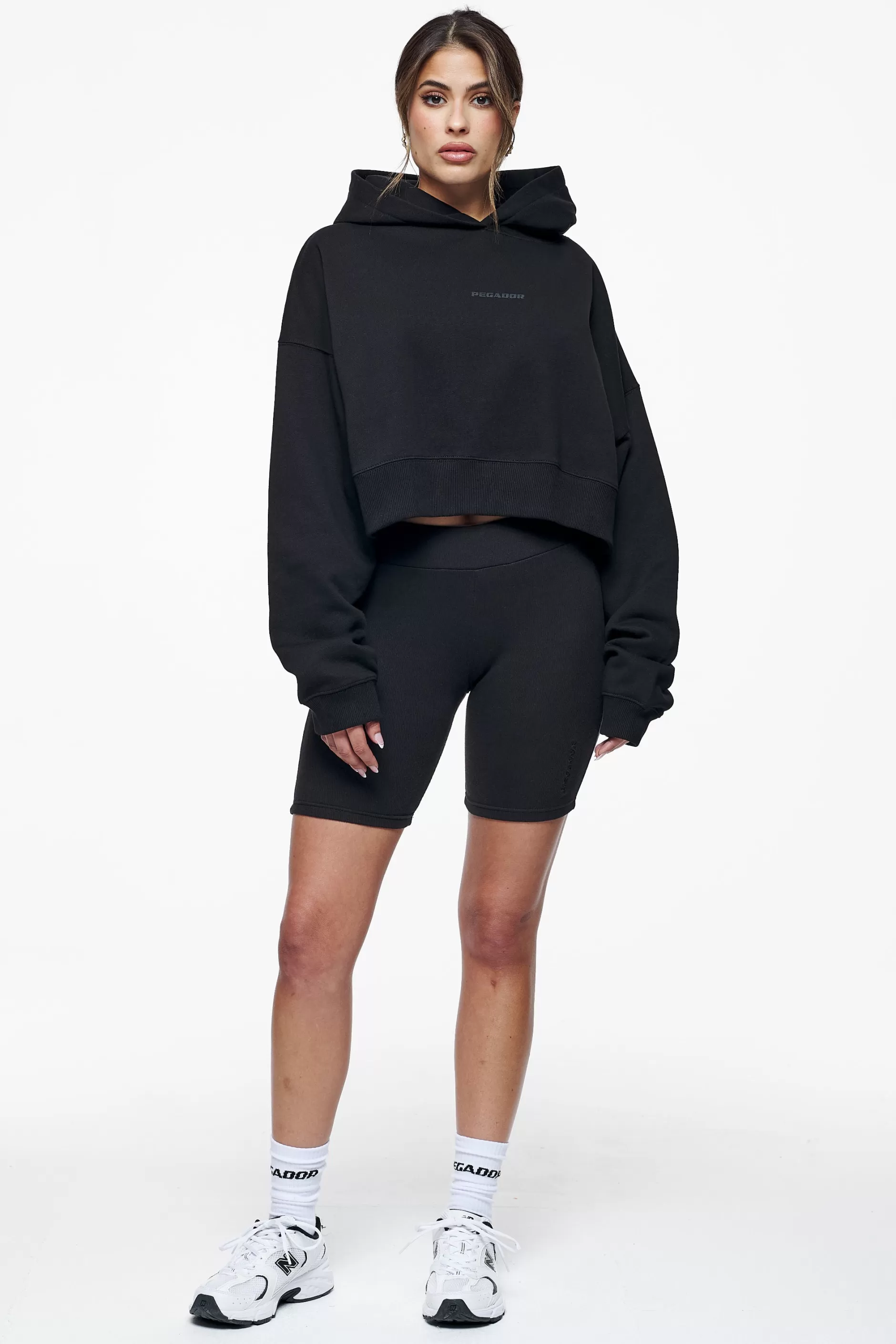 Salita Oversized Cropped Hoodie -Pegador Flash Sale