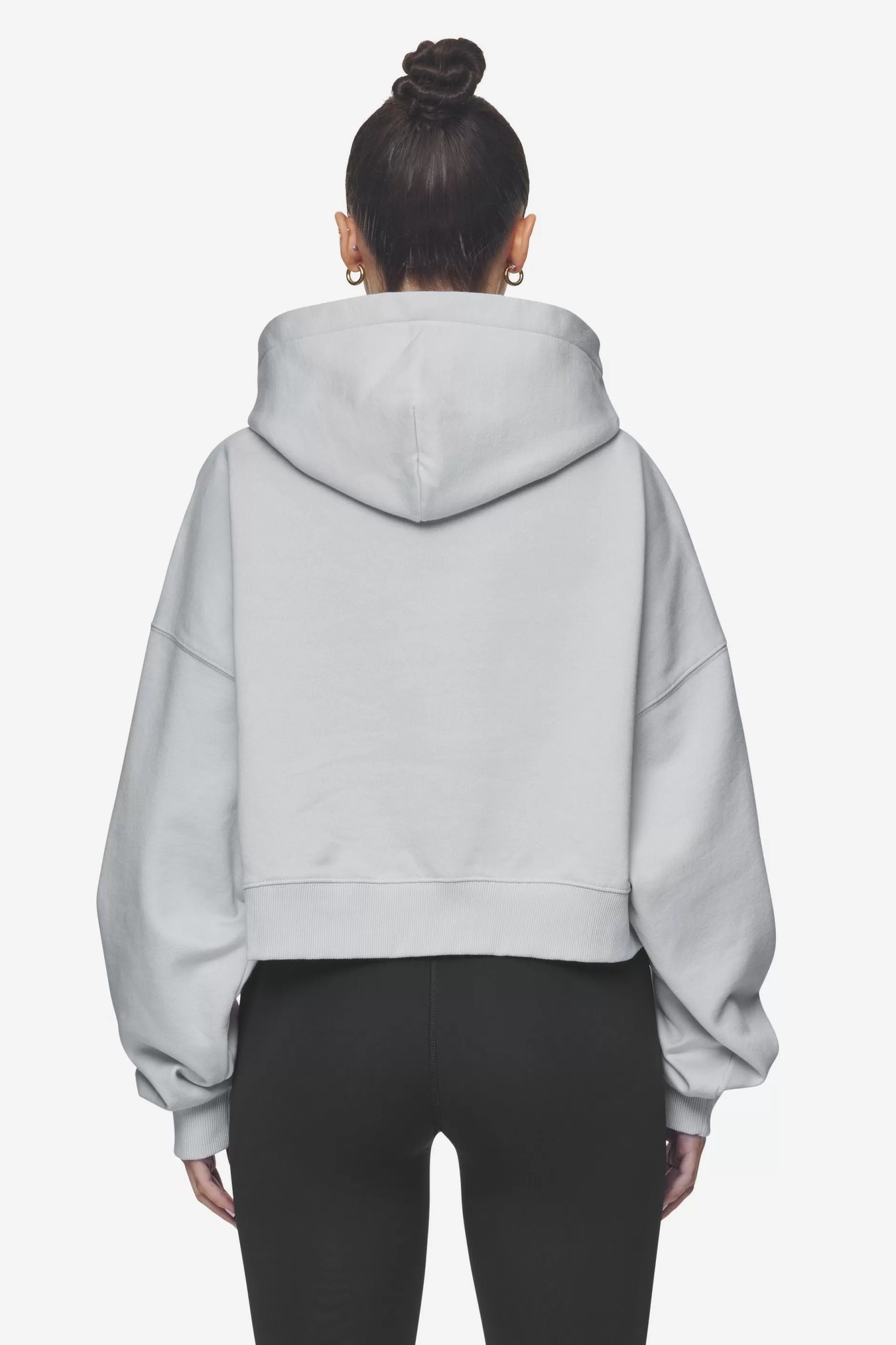 Salita Oversized Cropped Hoodie White Gum-Pegador Shop