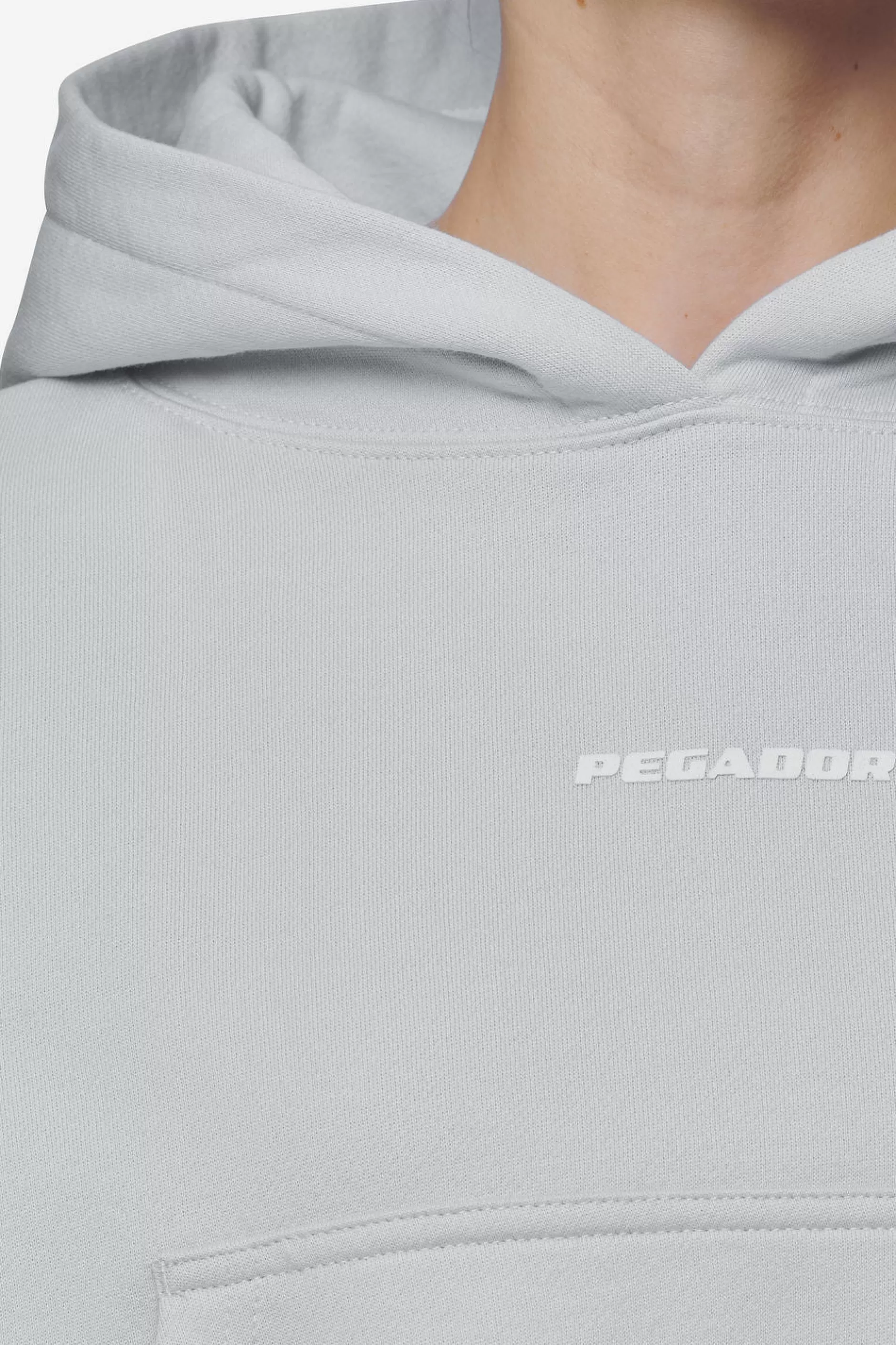 Salita Oversized Cropped Hoodie White Gum-Pegador Shop