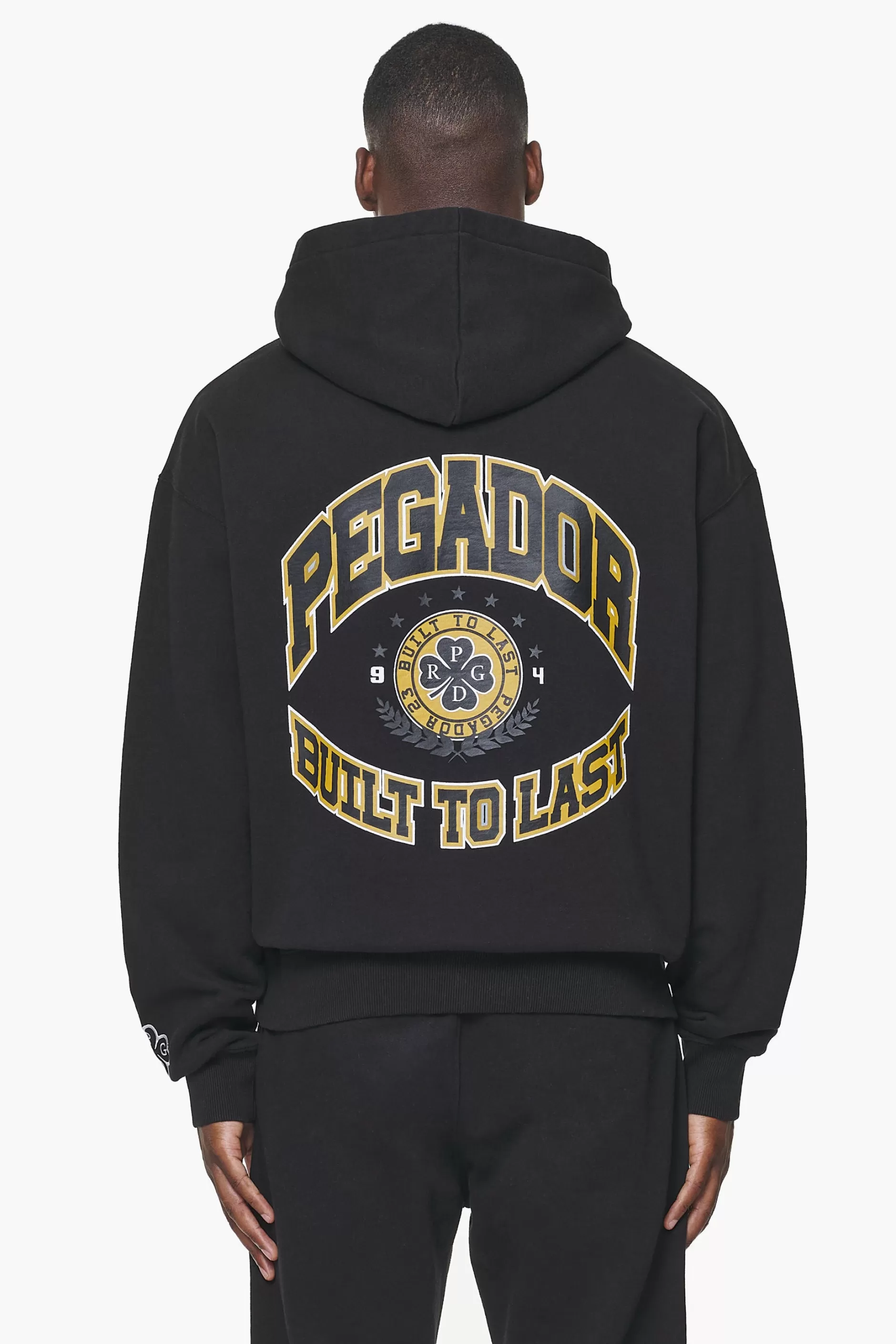 Smith Oversized Hoodie Vintage Washed Onyx Black-Pegador Store