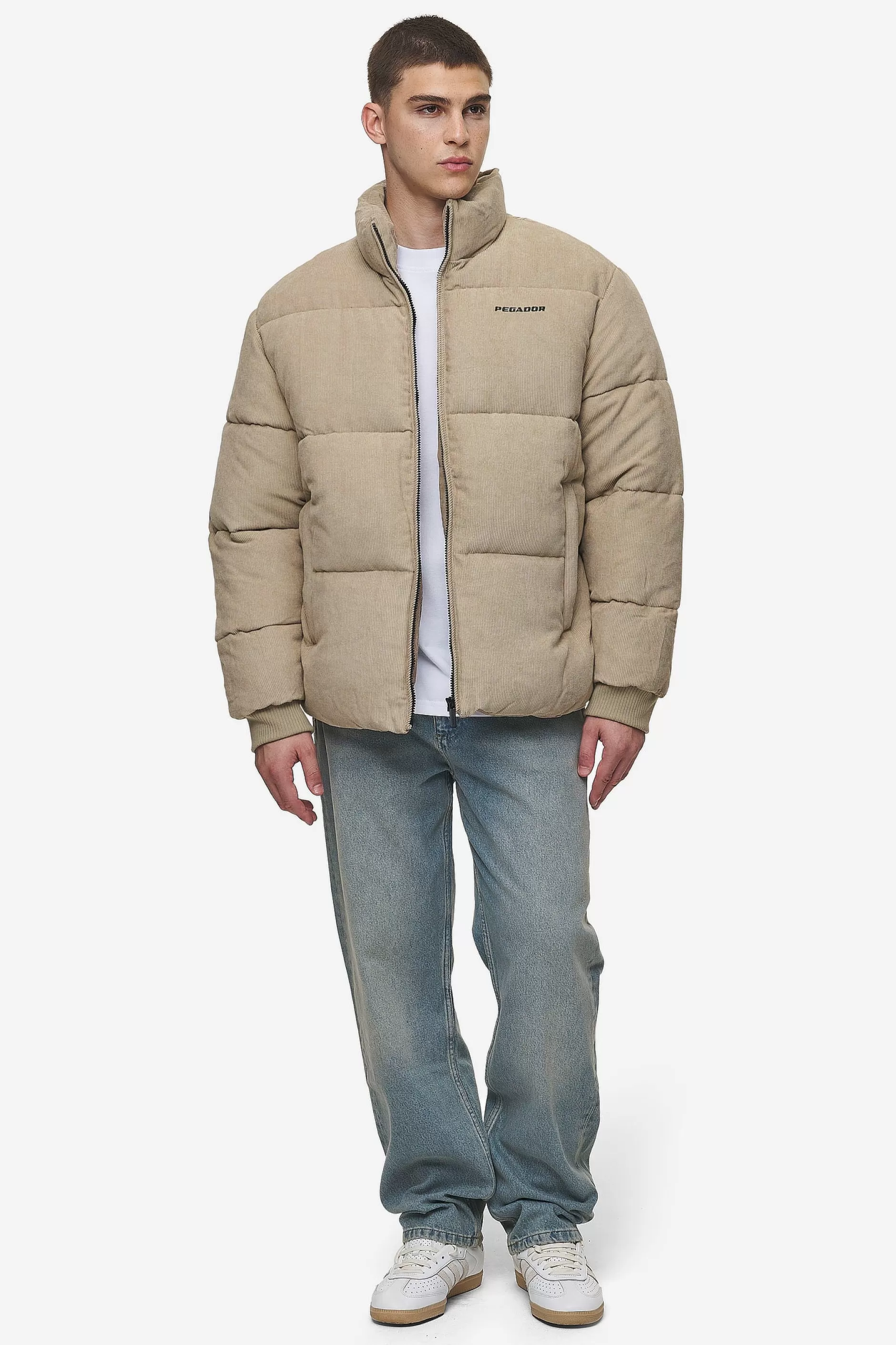 Solin Cord Puffer Jacket -Pegador Fashion