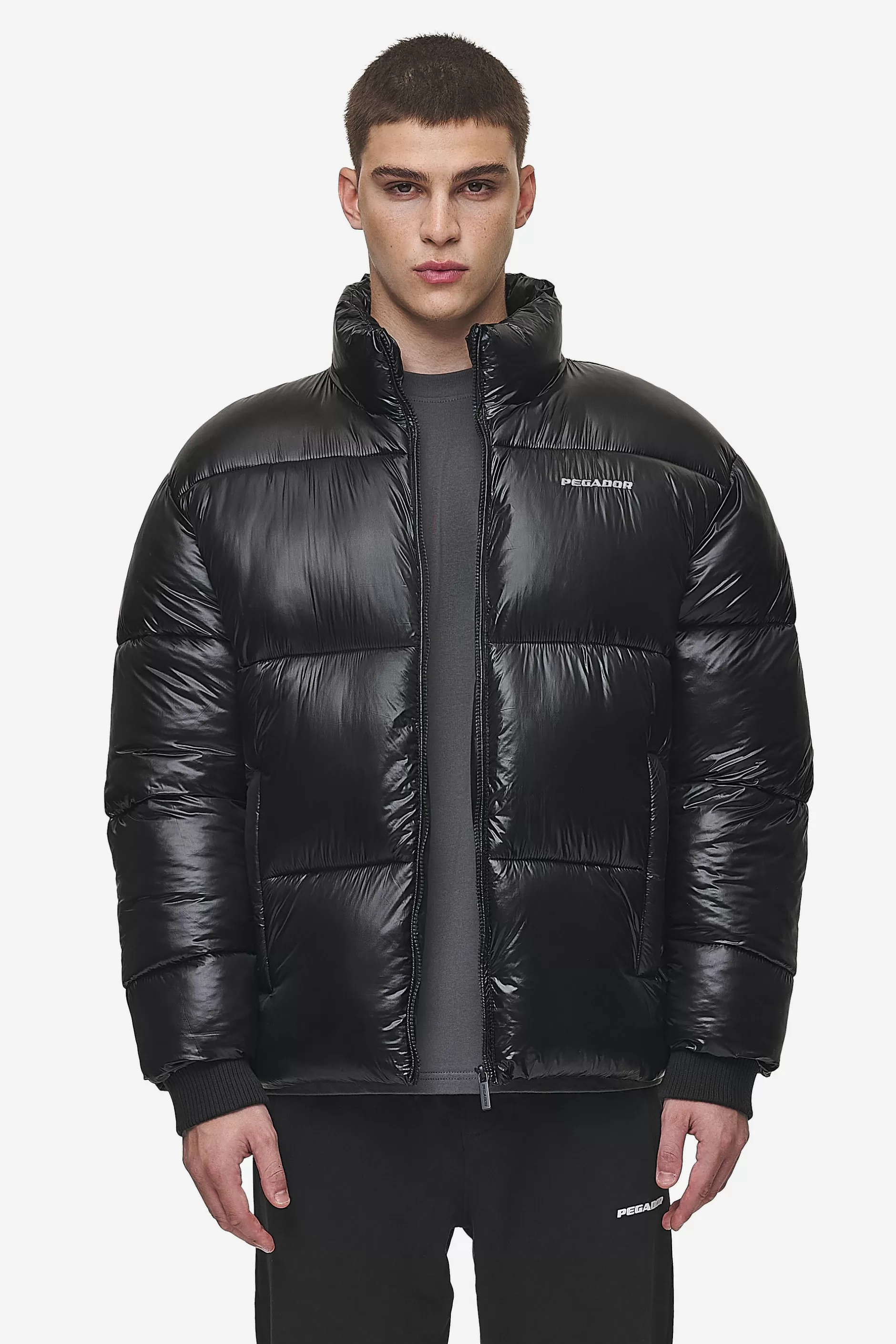 Solin Light Glossy Puffer Jacket -Pegador Cheap