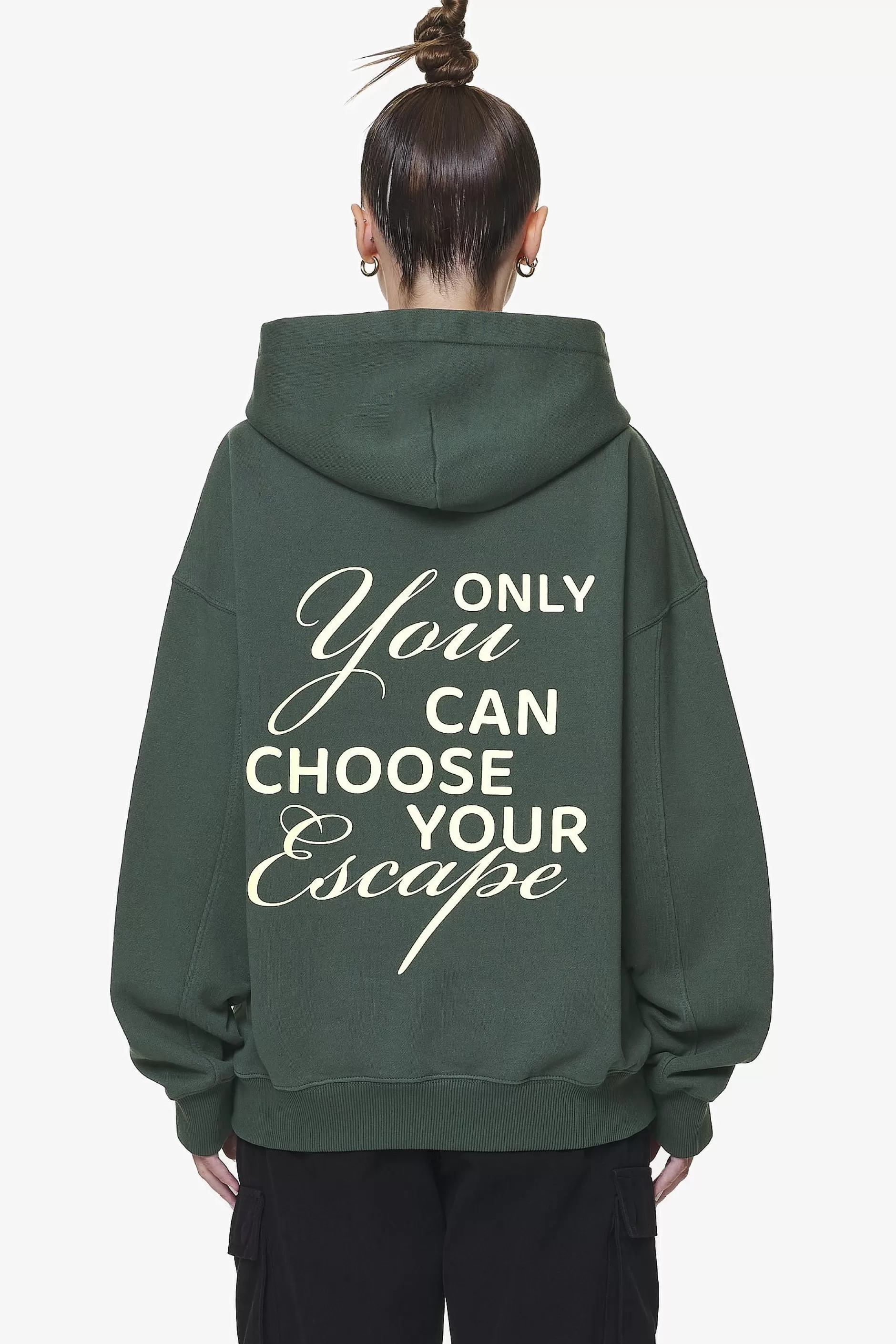 Sona Oversized Hoodie Washed Sage Green-Pegador Cheap