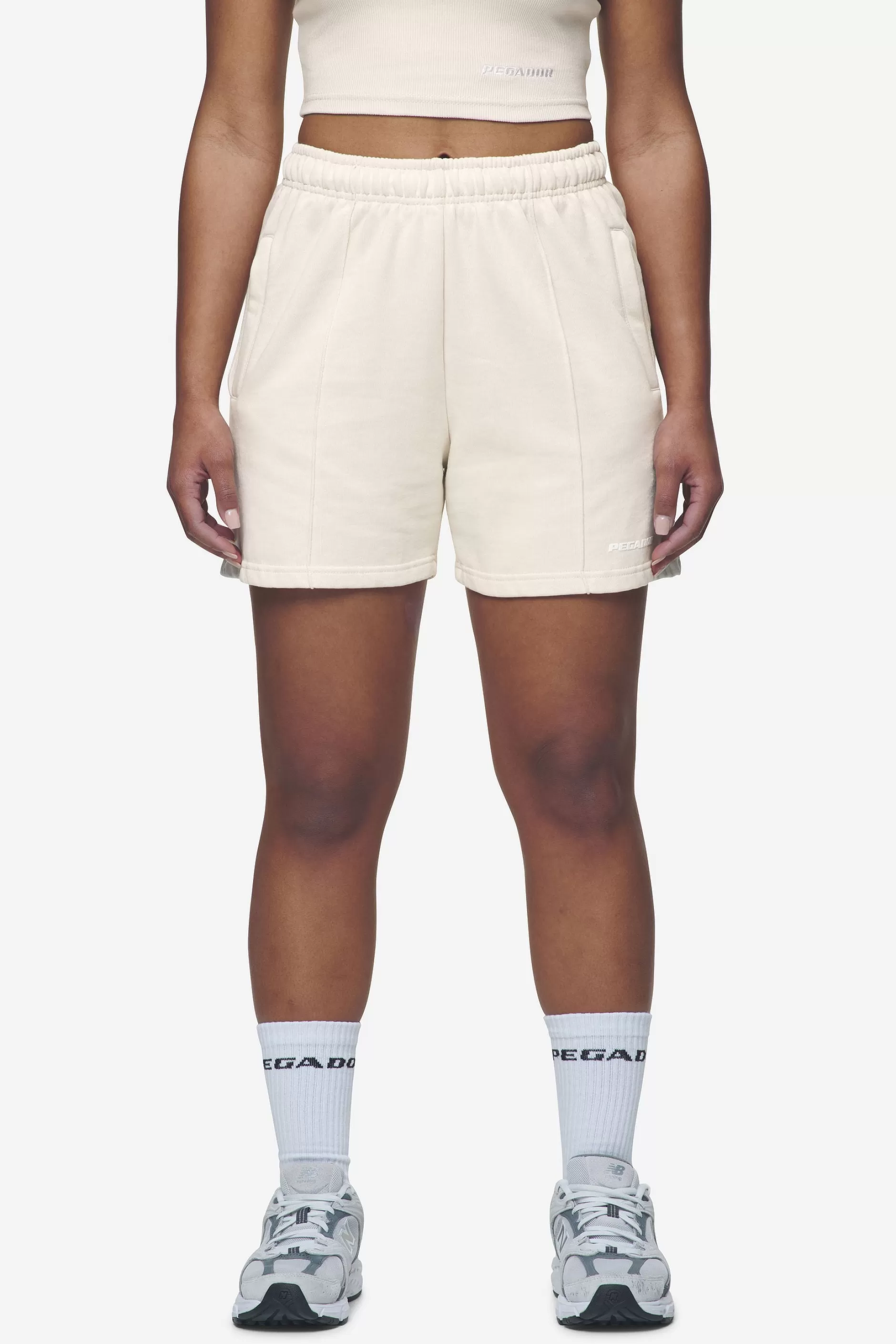 Sully High Waisted Shorts White Gum-Pegador Discount