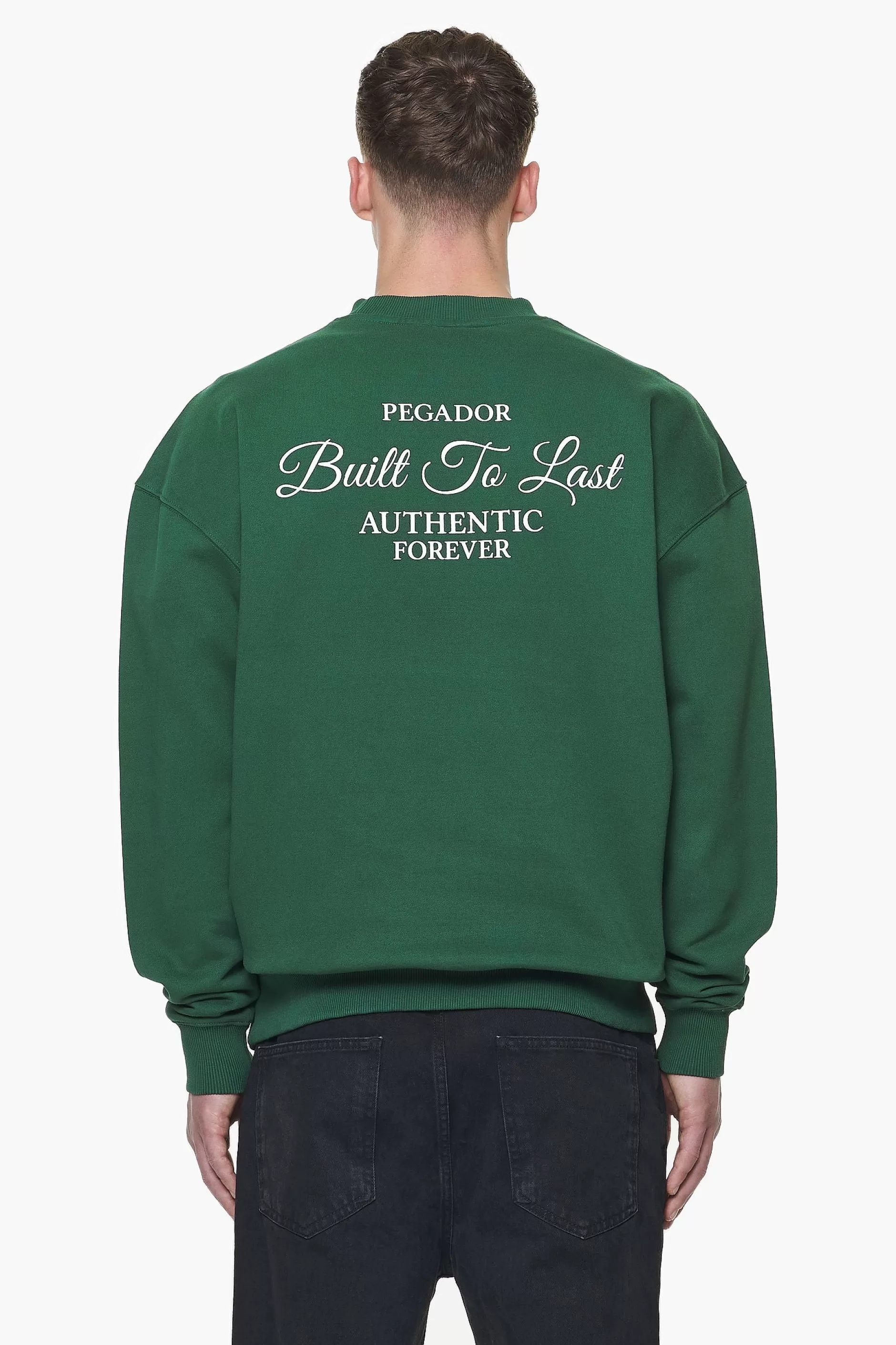 Tavery Oversized Sweater Vintage Washed British Green-Pegador Store