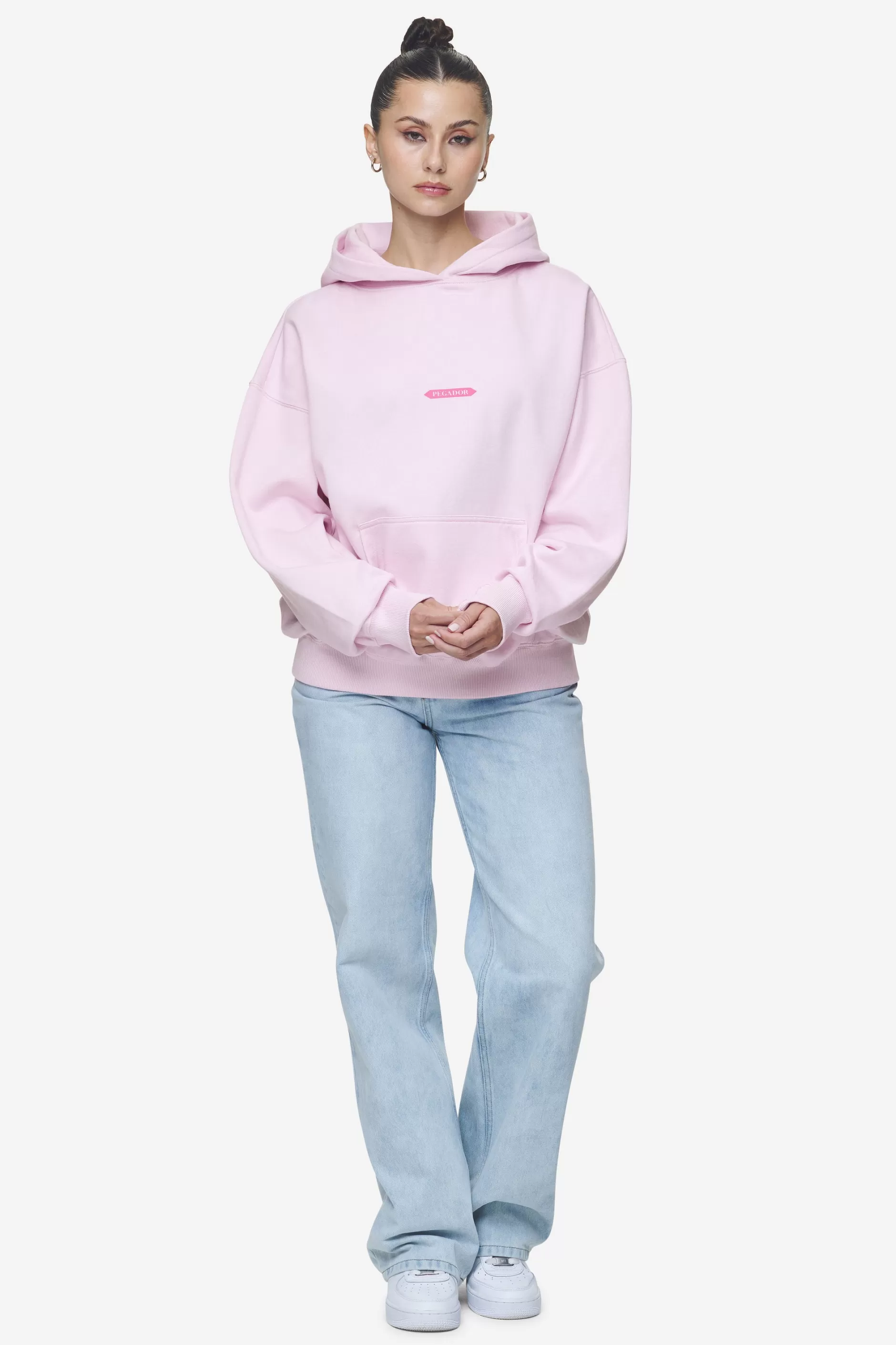 Tia Oversized Hoodie Washed Bubblegum-Pegador Flash Sale