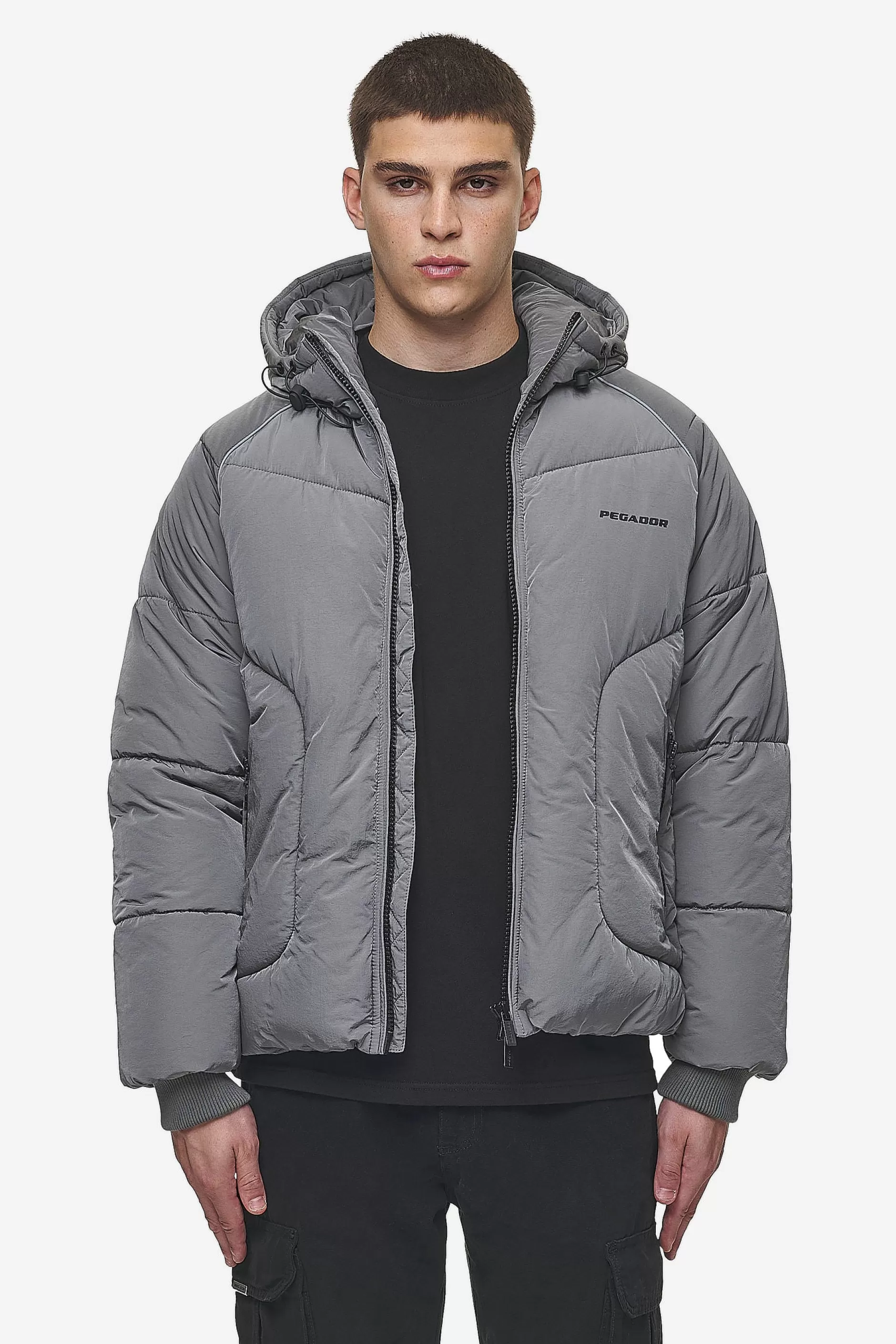 Toby Crushed Raglan Puffer Jacket -Pegador Store