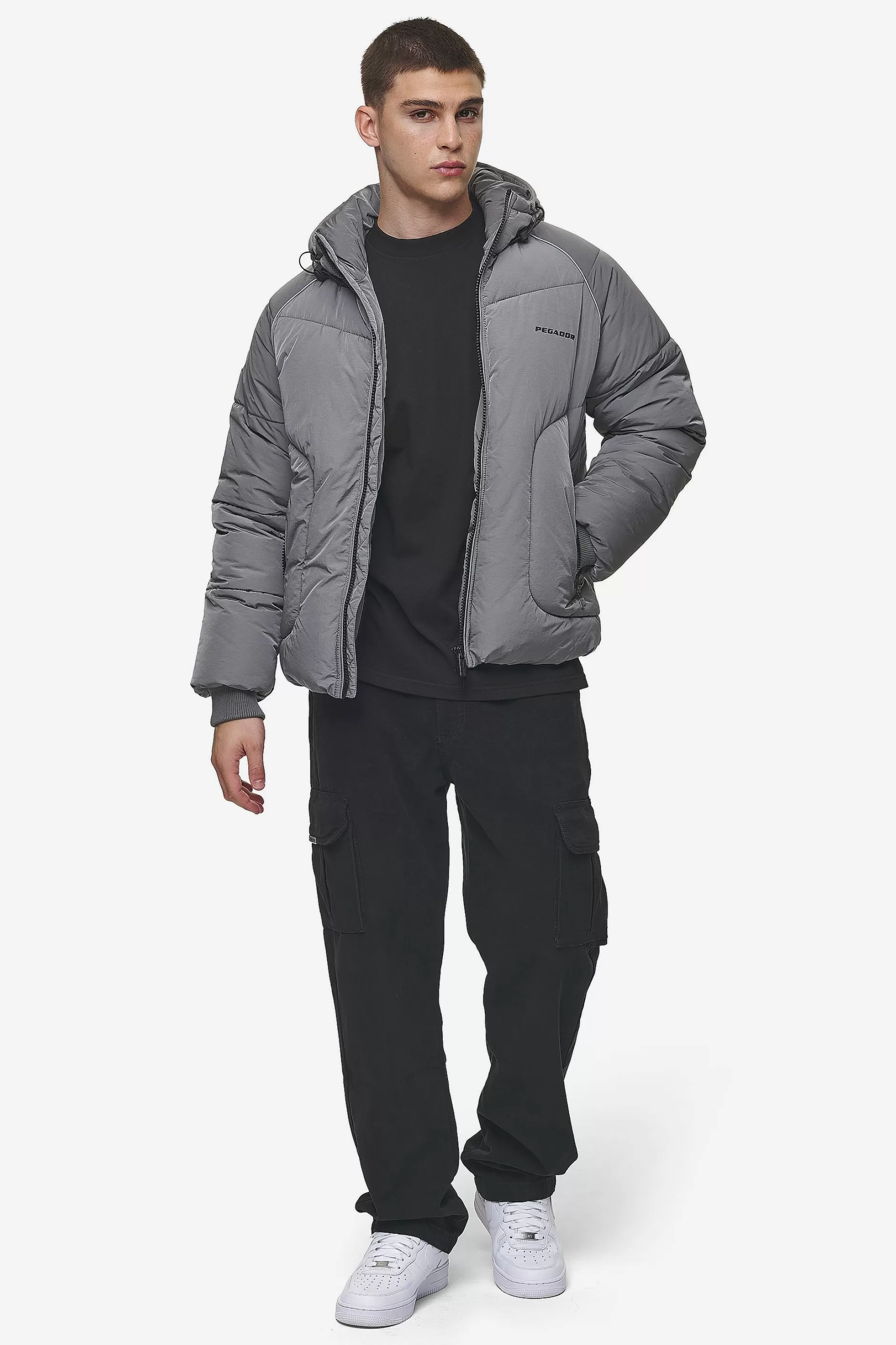 Toby Crushed Raglan Puffer Jacket -Pegador Store