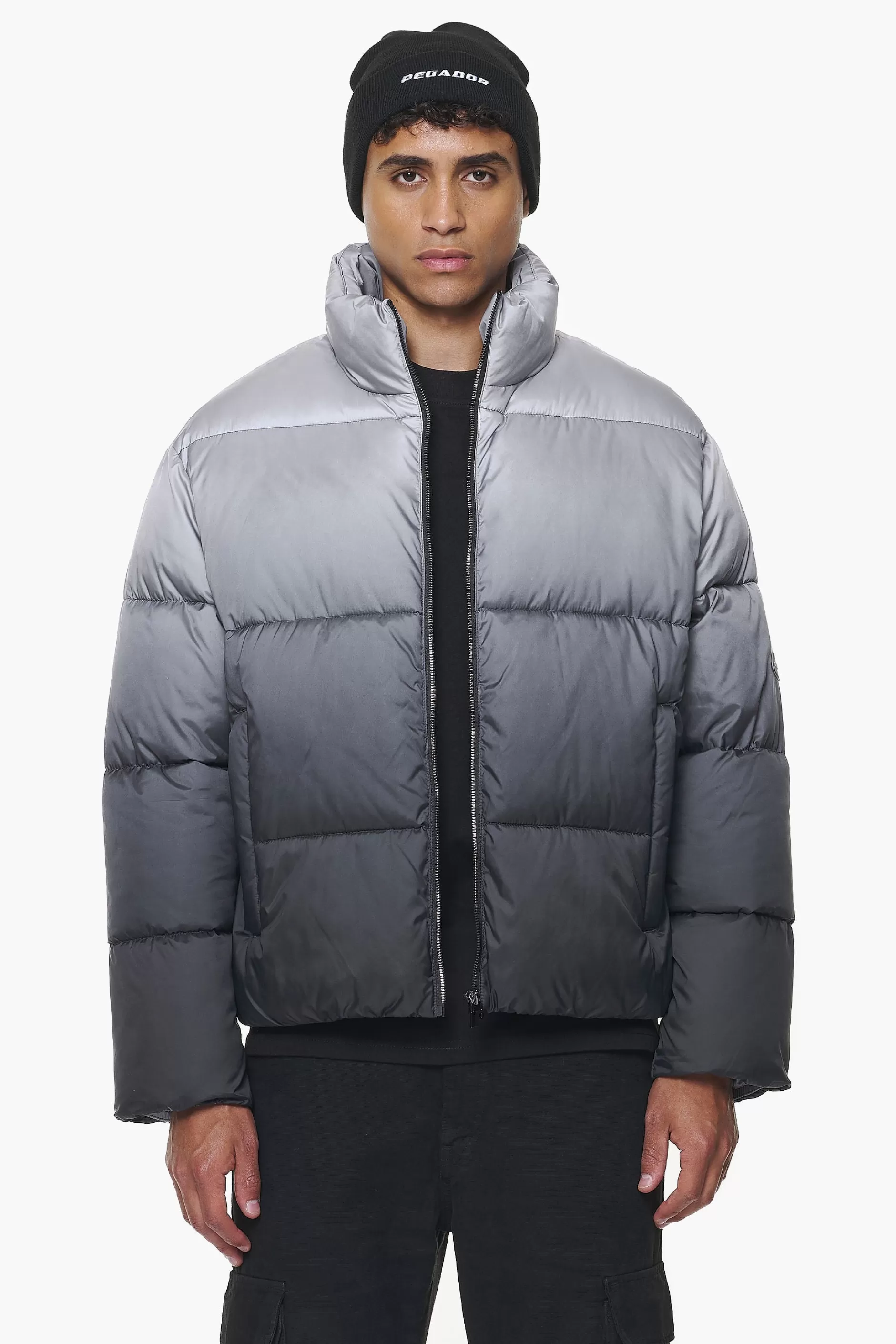 Tunis Faded Puffer Jacket Dark Grey-Pegador Sale