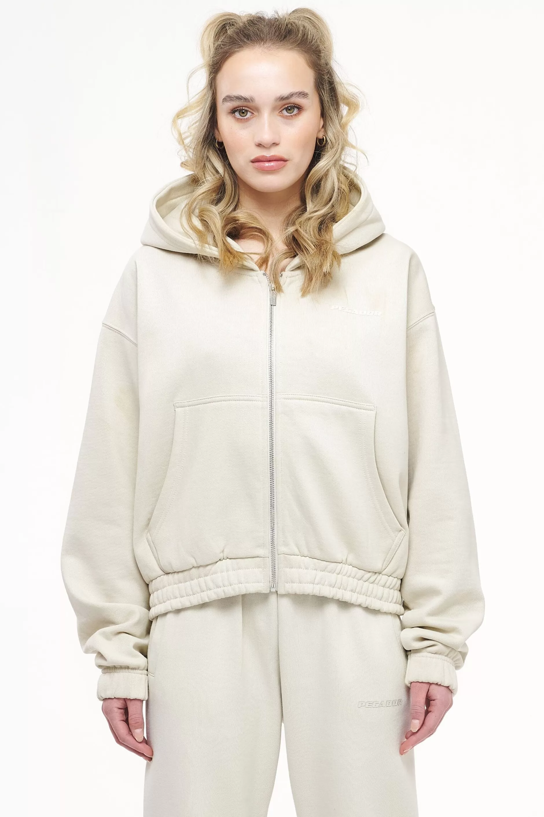 Valinda Cropped Zip Hoodie -Pegador Best