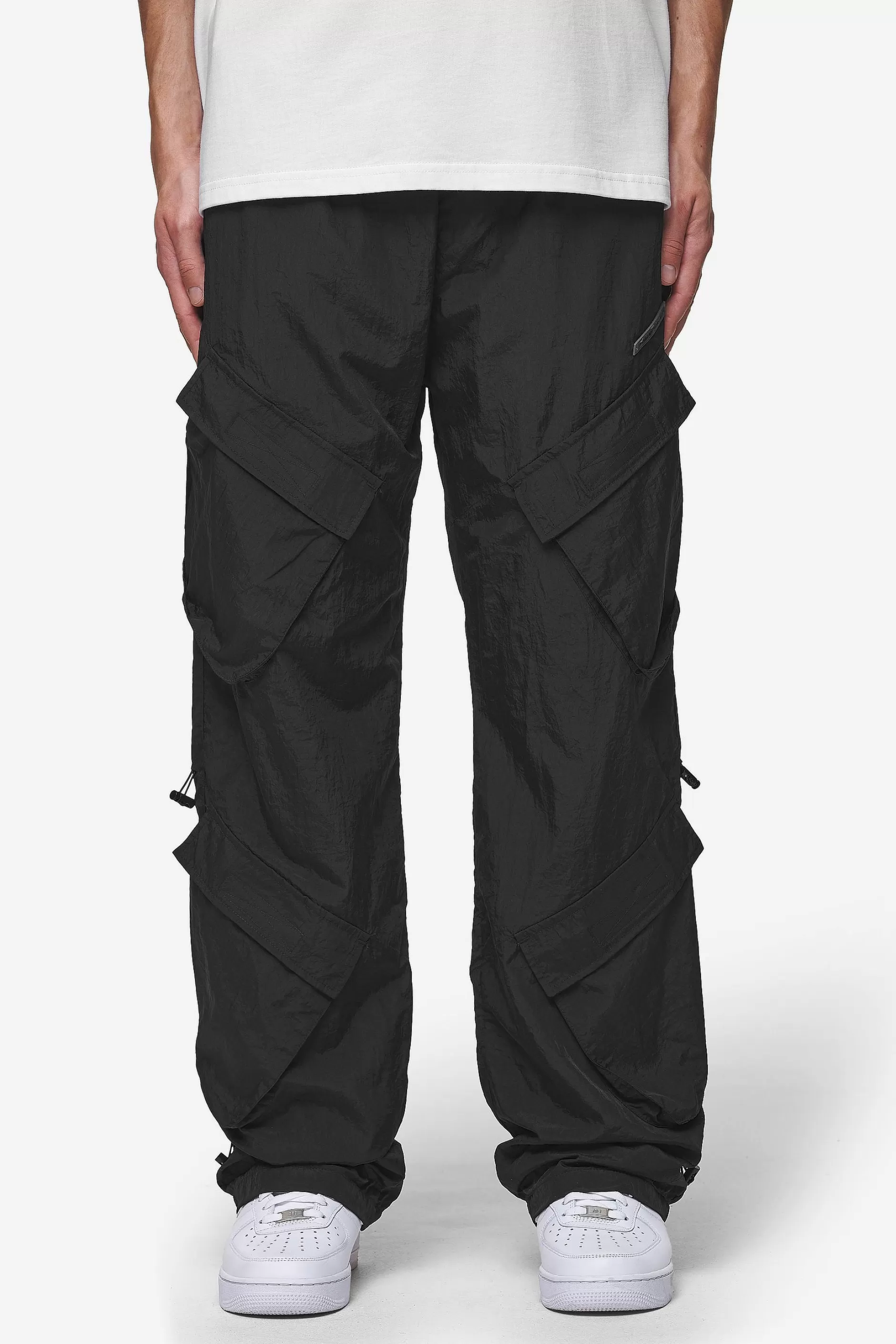 Varick Wide Tech Cargo Pants Black-Pegador Outlet