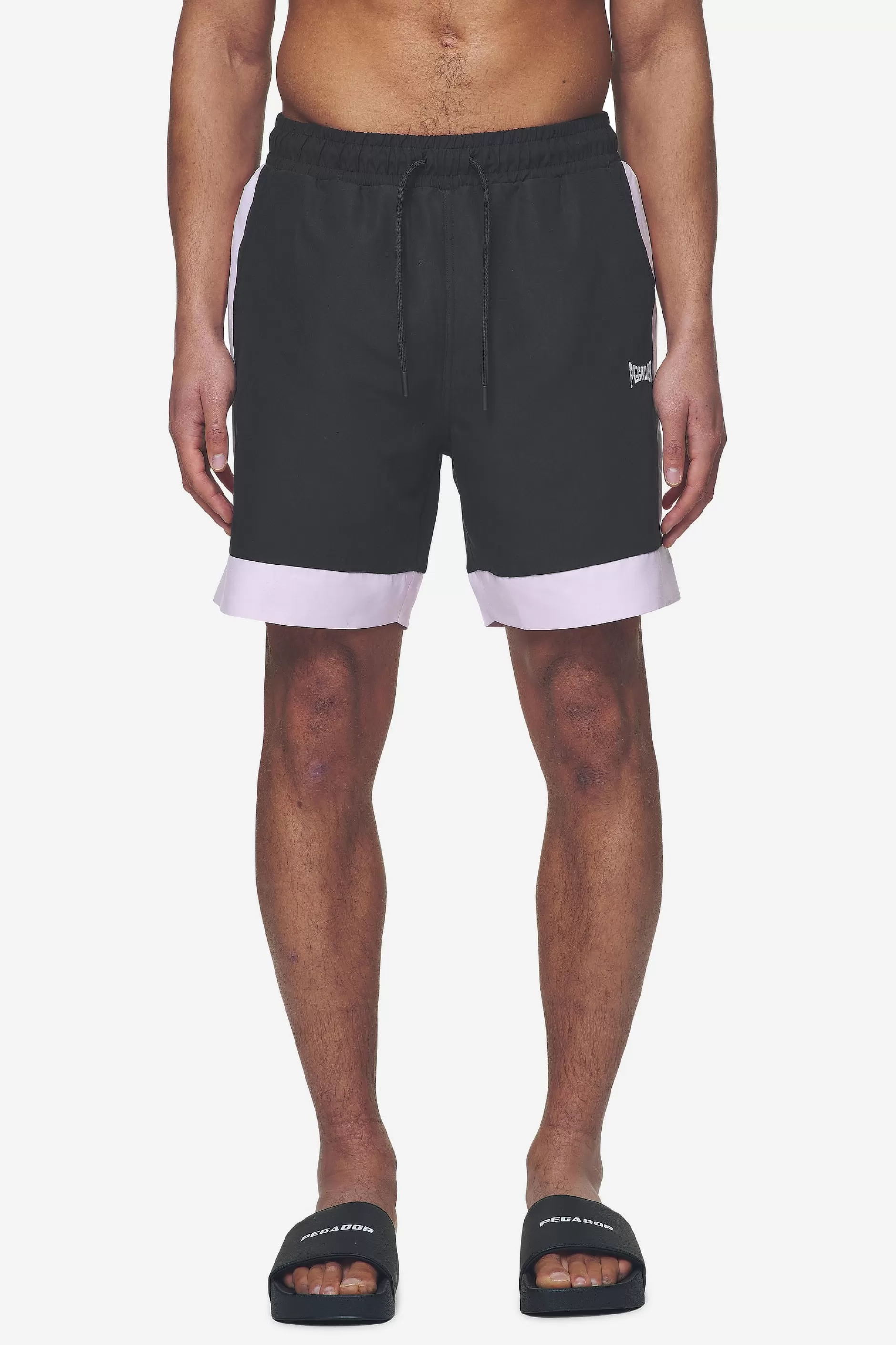 Vicente Swim Shorts Black Bubblegum-Pegador Cheap