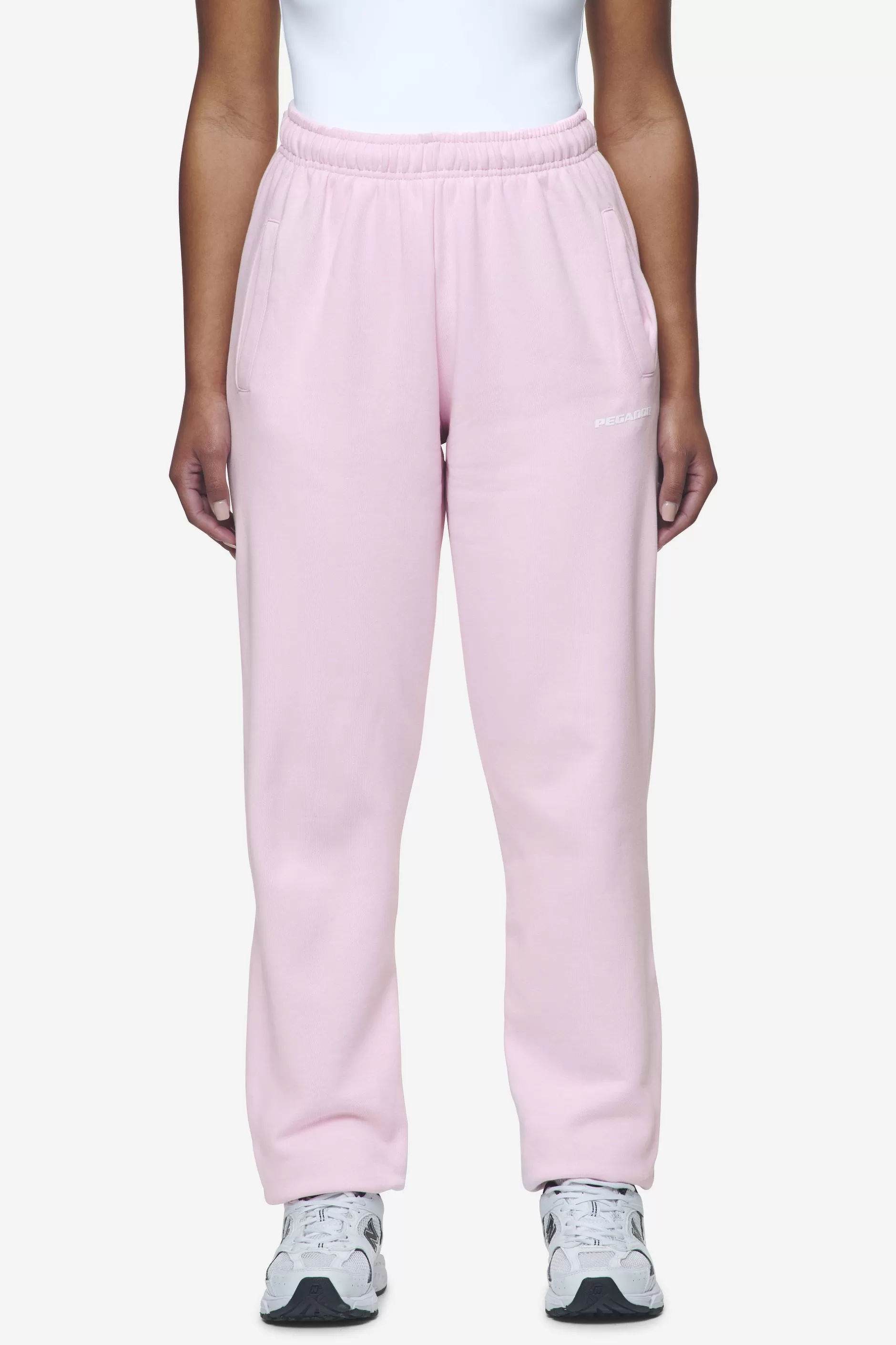 Villa High Waisted Sweat Pants White Gum-Pegador Clearance