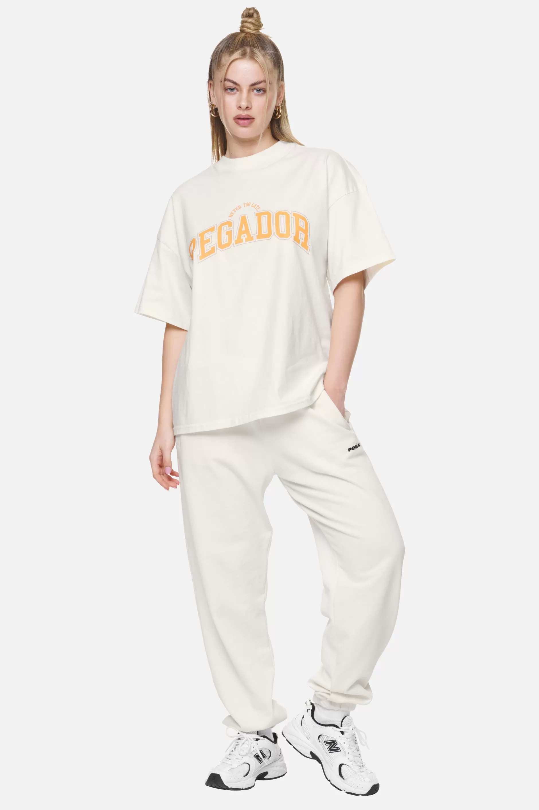 Wayruna Heavy Oversized Tee Washed Coconut Milk-Pegador Best