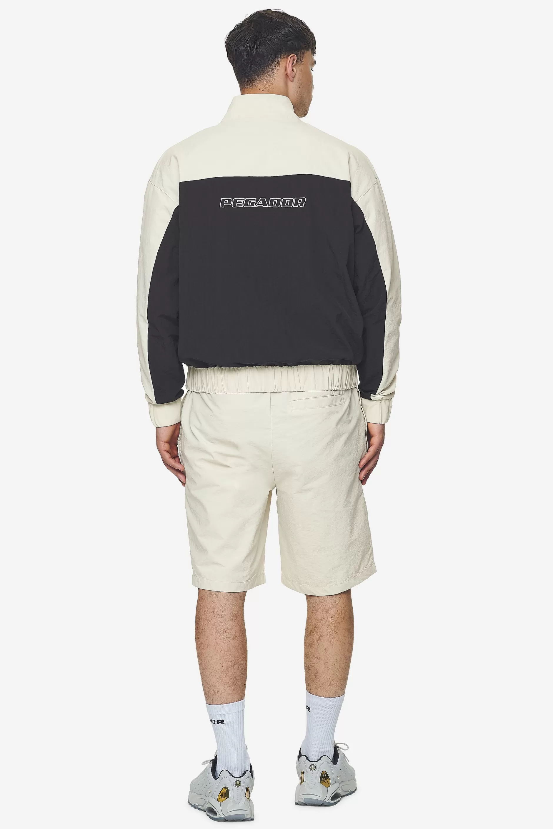 Wolsey Track Jacket Salty Cream Black-Pegador New