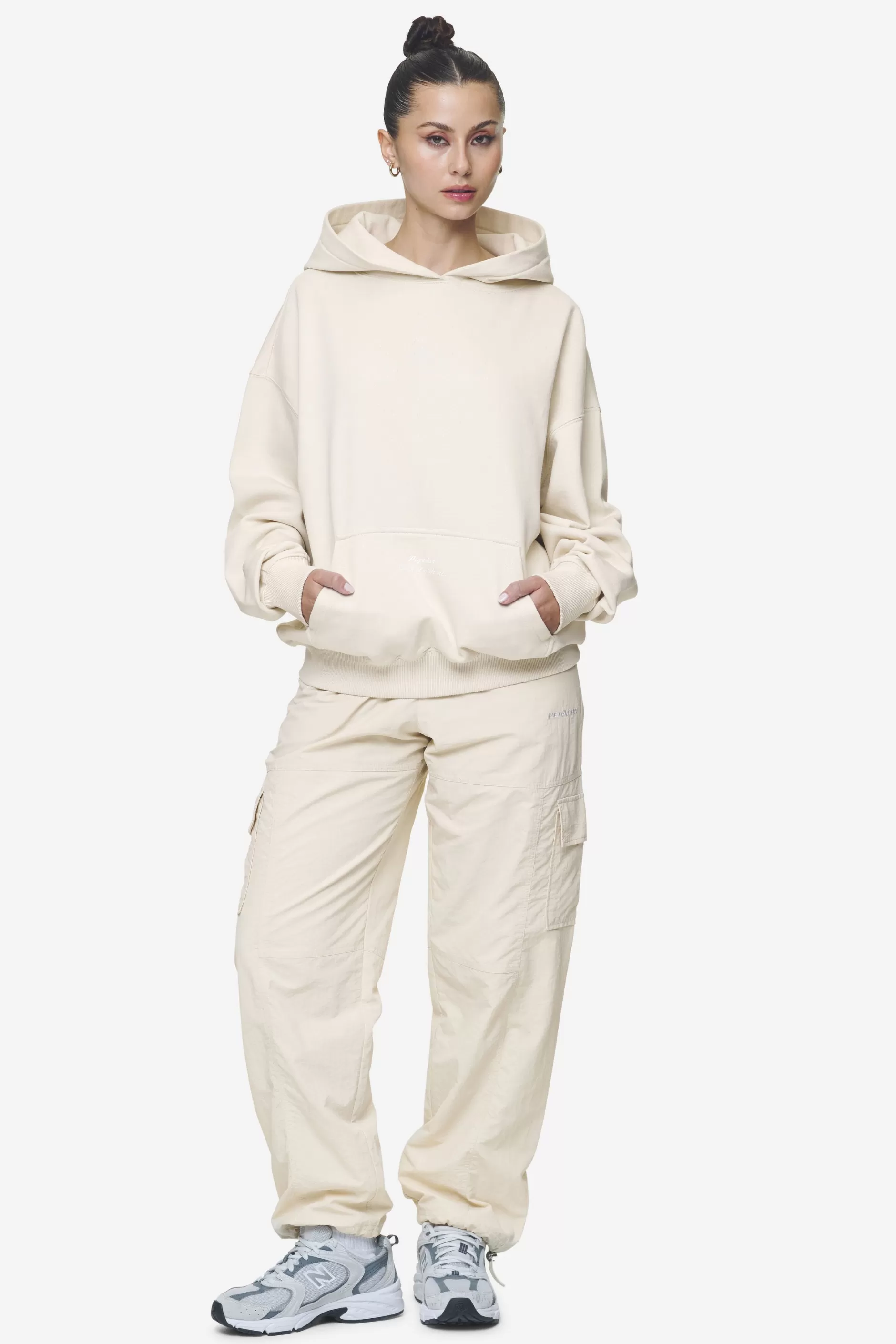 Yebra Oversized Hoodie Washed Coast Sand-Pegador Hot