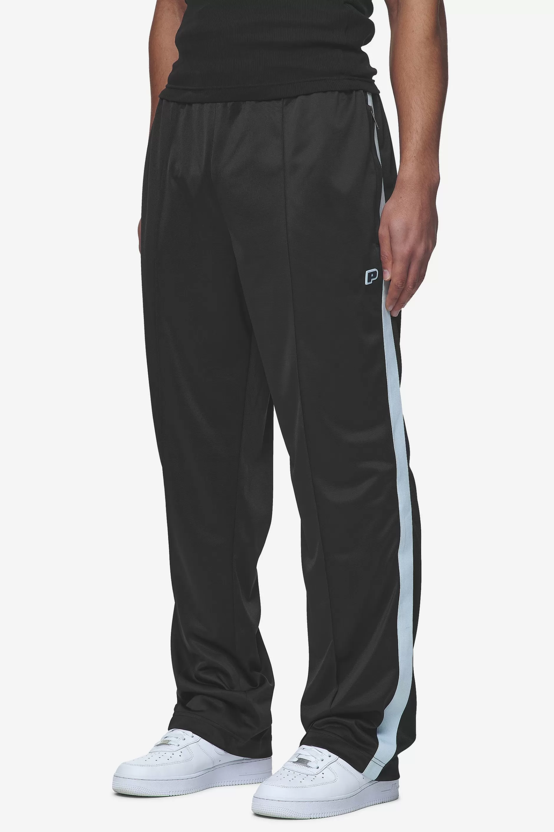 Zeno Track Pants Black Baby Blue-Pegador Online